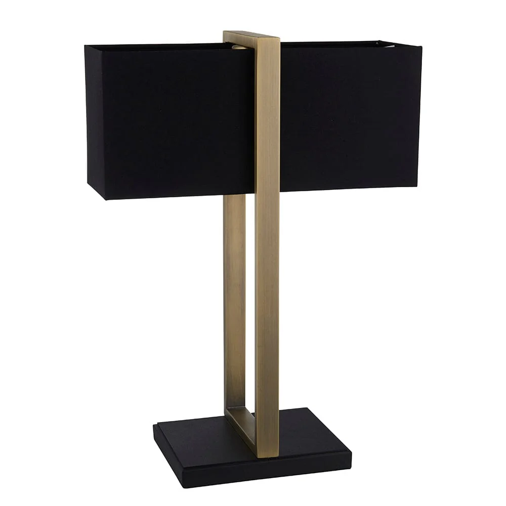Abbey Black & Gold Table Lamp - Image 4
