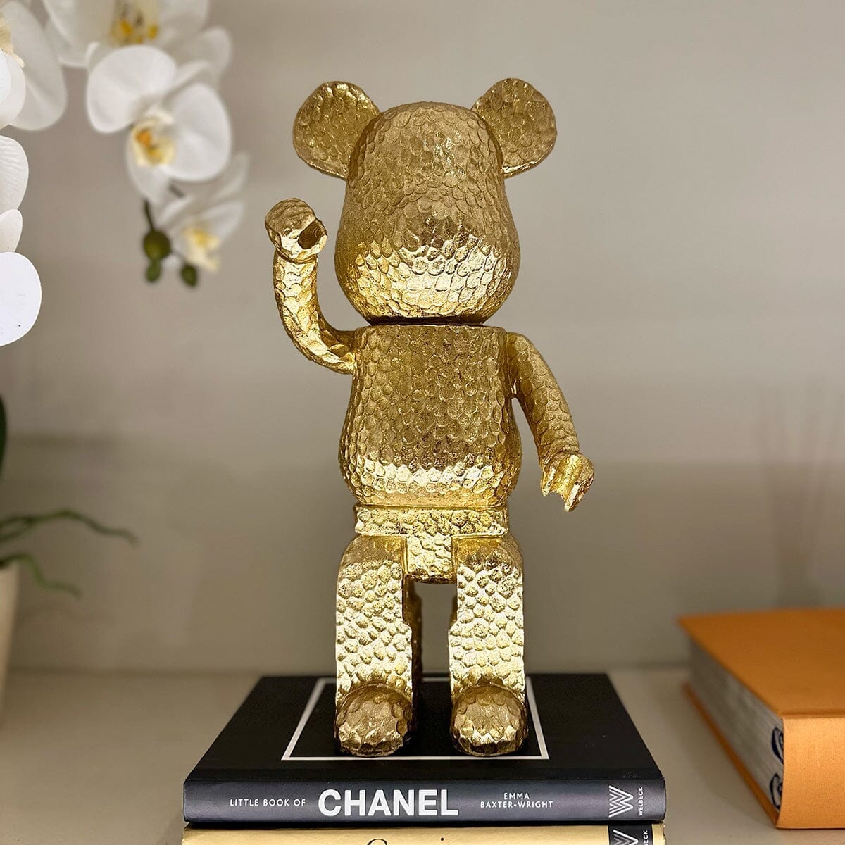 Alessio Gold Standing Bear Ornament - Image 5