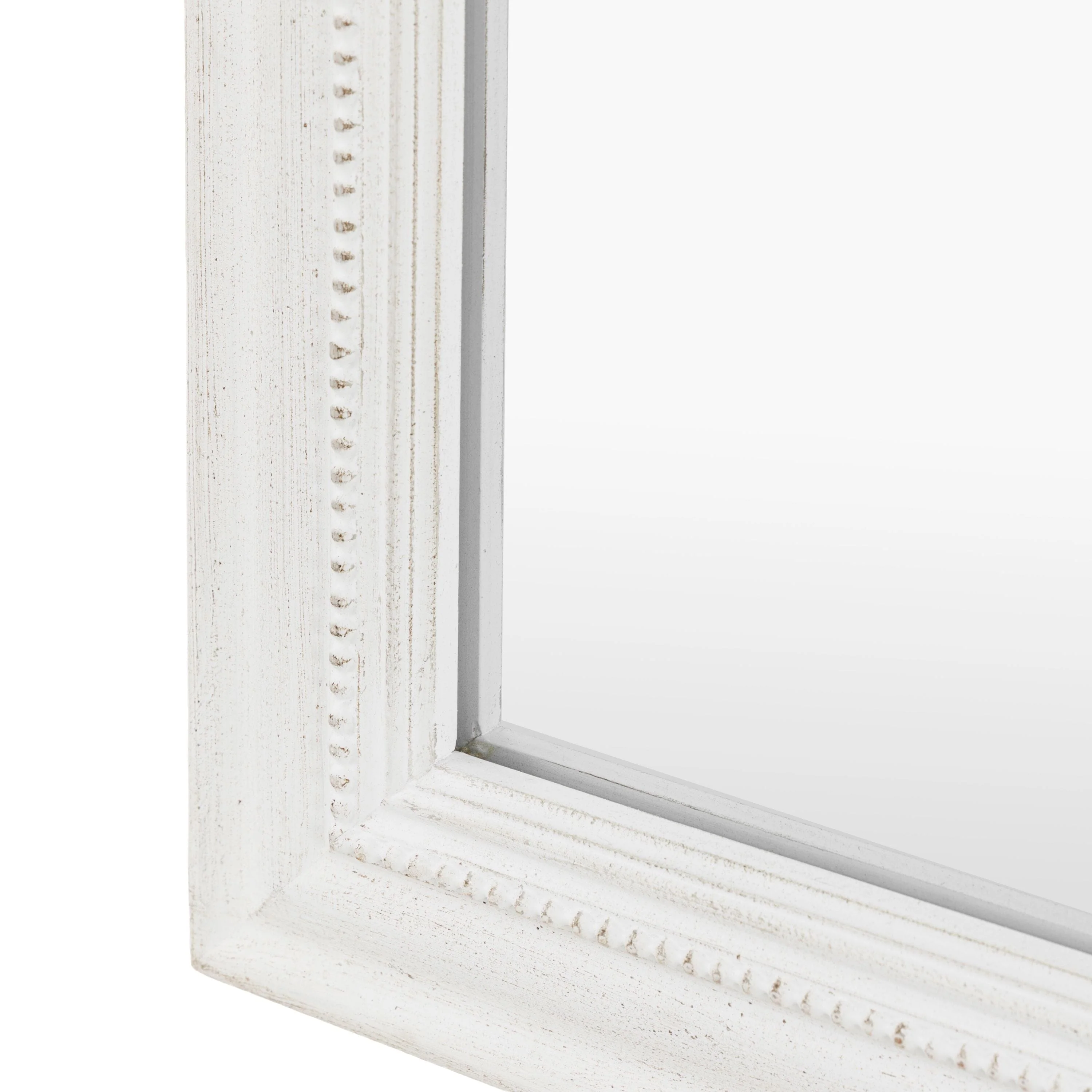 Alpar White Wooden Arch Wall Mirror - Image 4
