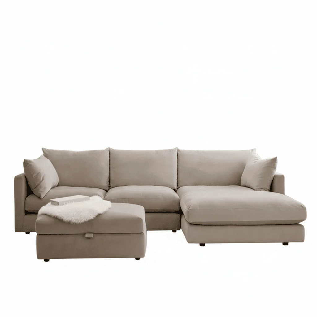 Ariana Mink Velvet Sofa Range - Image 13