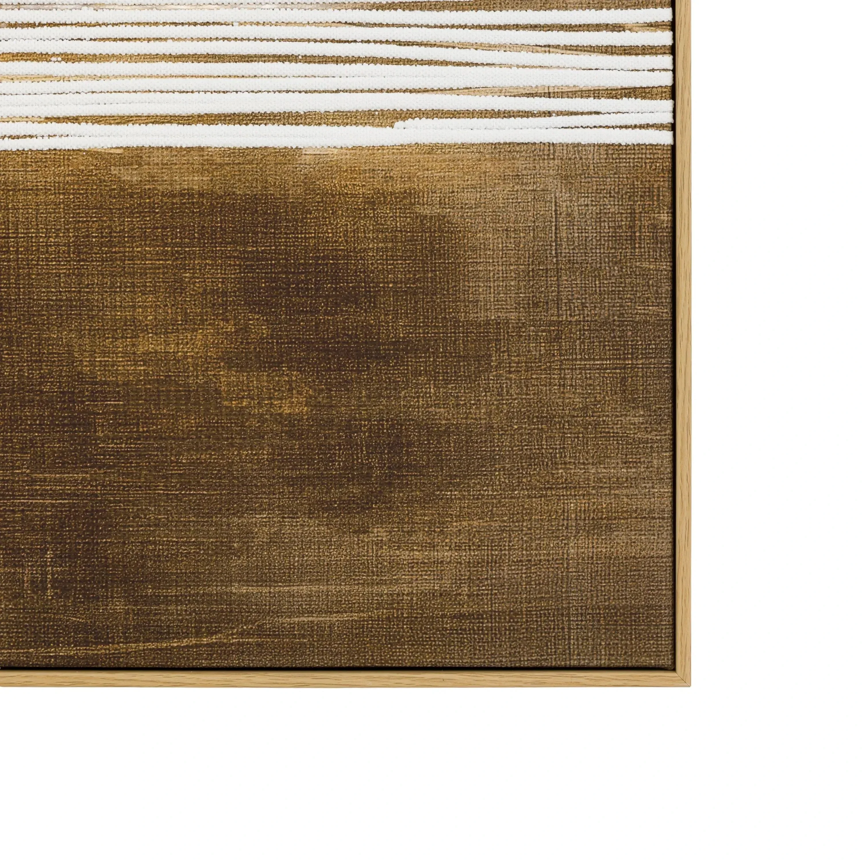 Birdie Cream & Gold Abstract Wall Art - Set of 2 - Image 6