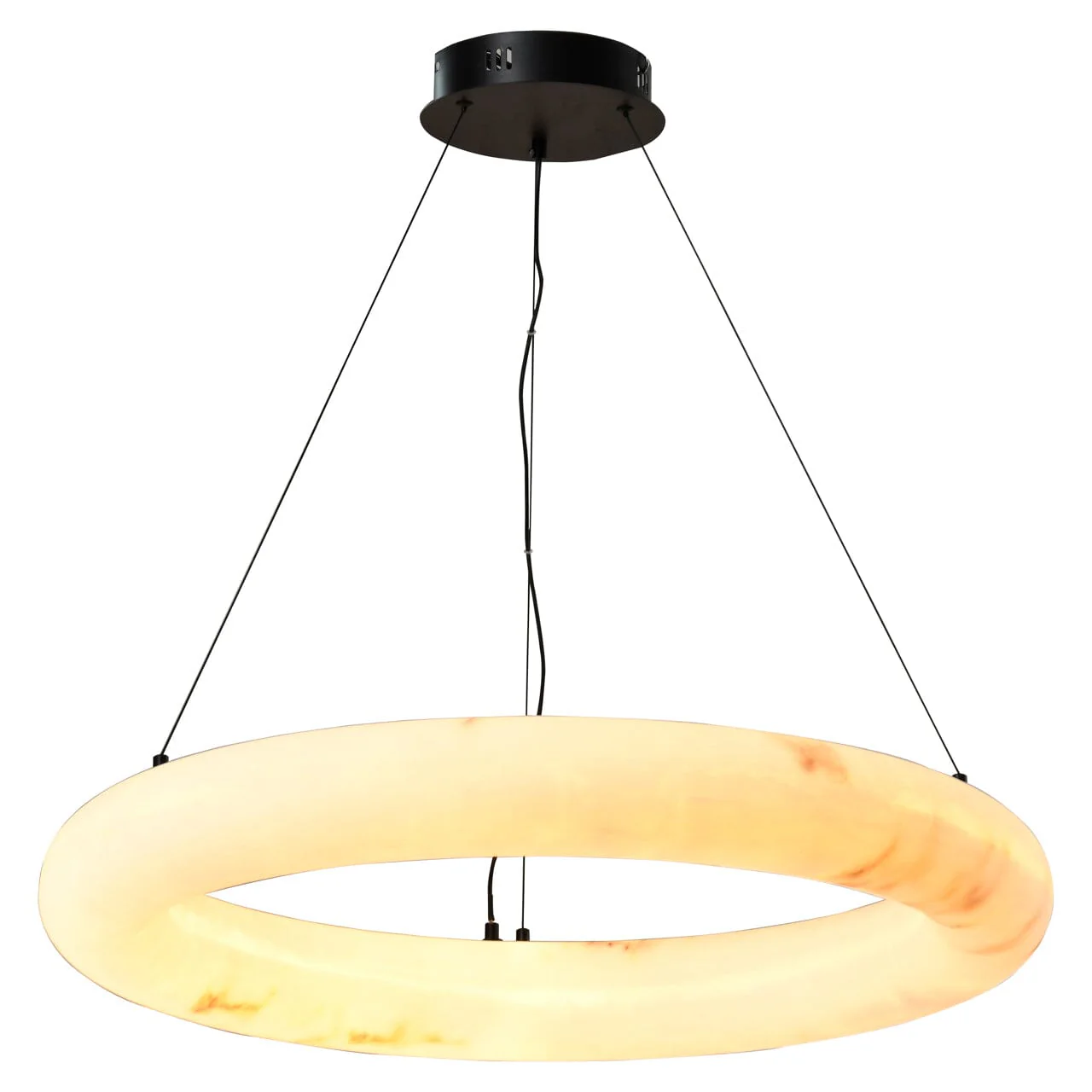 Brenta Faux Marble Circular LED Ceiling Light - Image 3