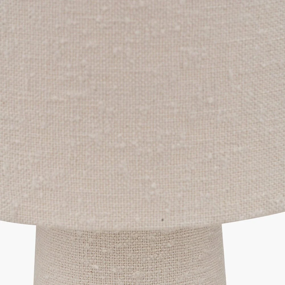 Briony Cream Boucle Fabric Floor Lamp - Image 3