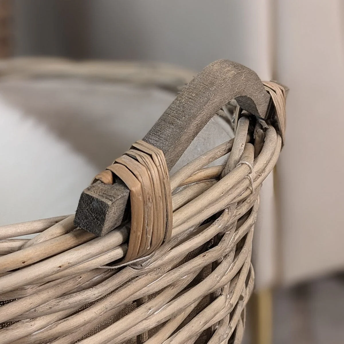 Brynn Large Decorative Wicker Baskets - Set of 2 - Image 3