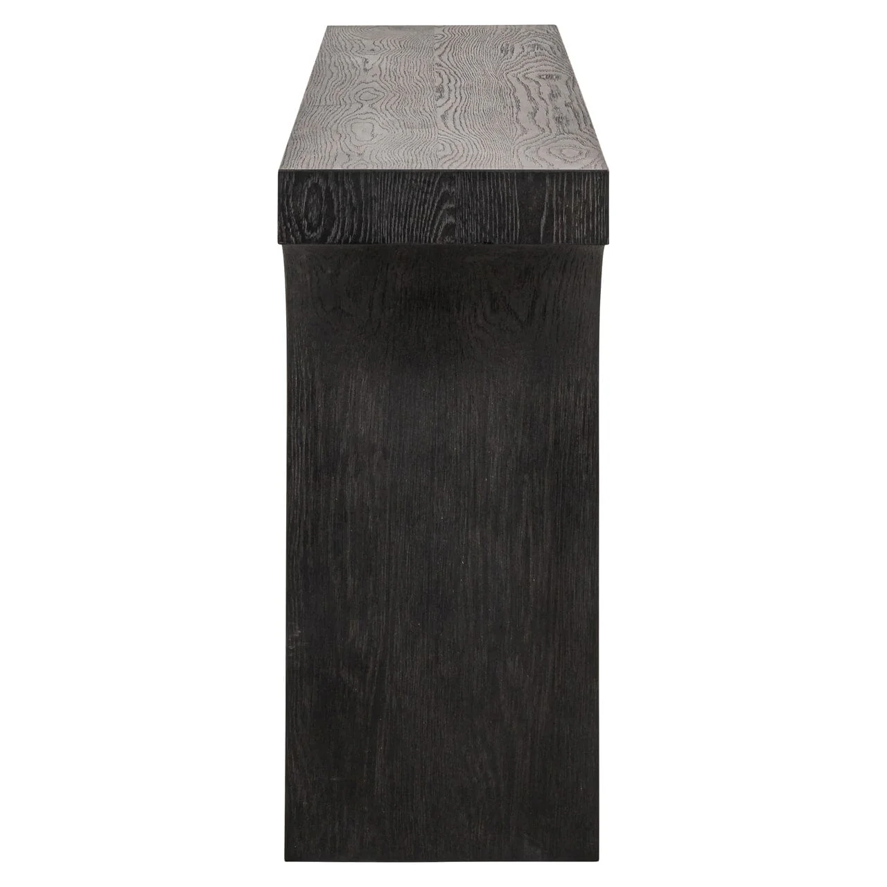 Churchill Black Wooden Arch Console Table - Image 4
