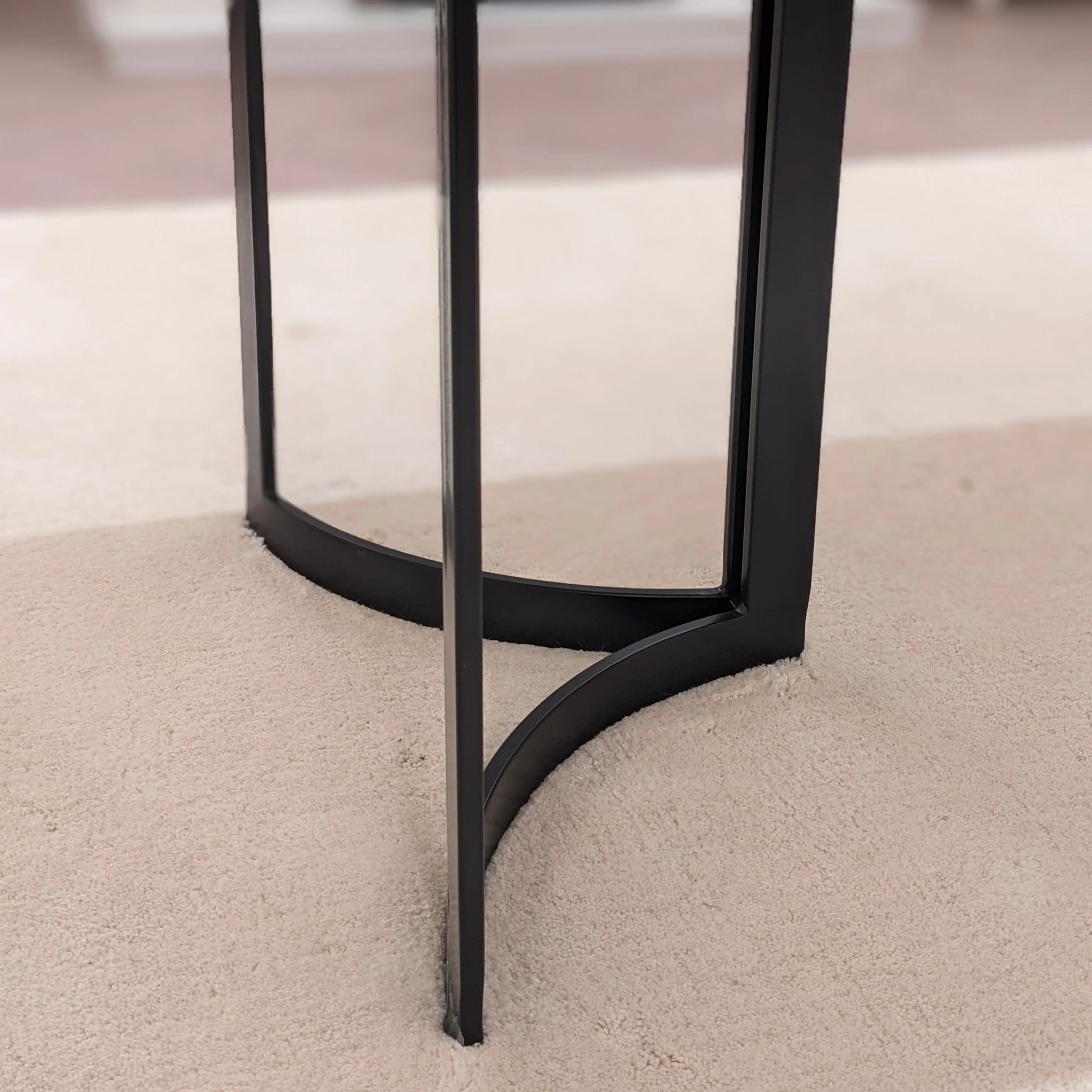 Corazi Marble and Black Dining Table - Image 4