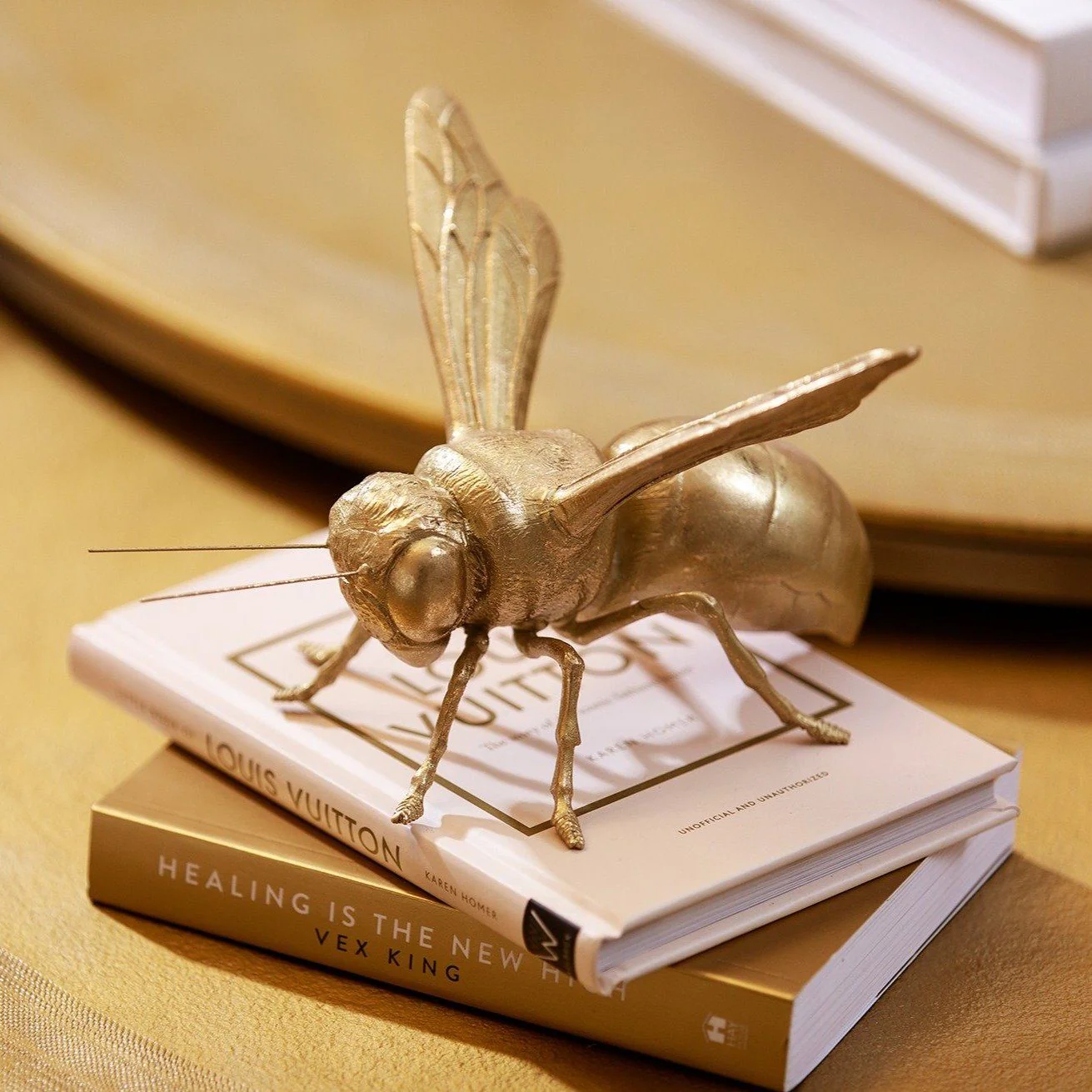 Decorative Gold Bee Ornament - Image 5