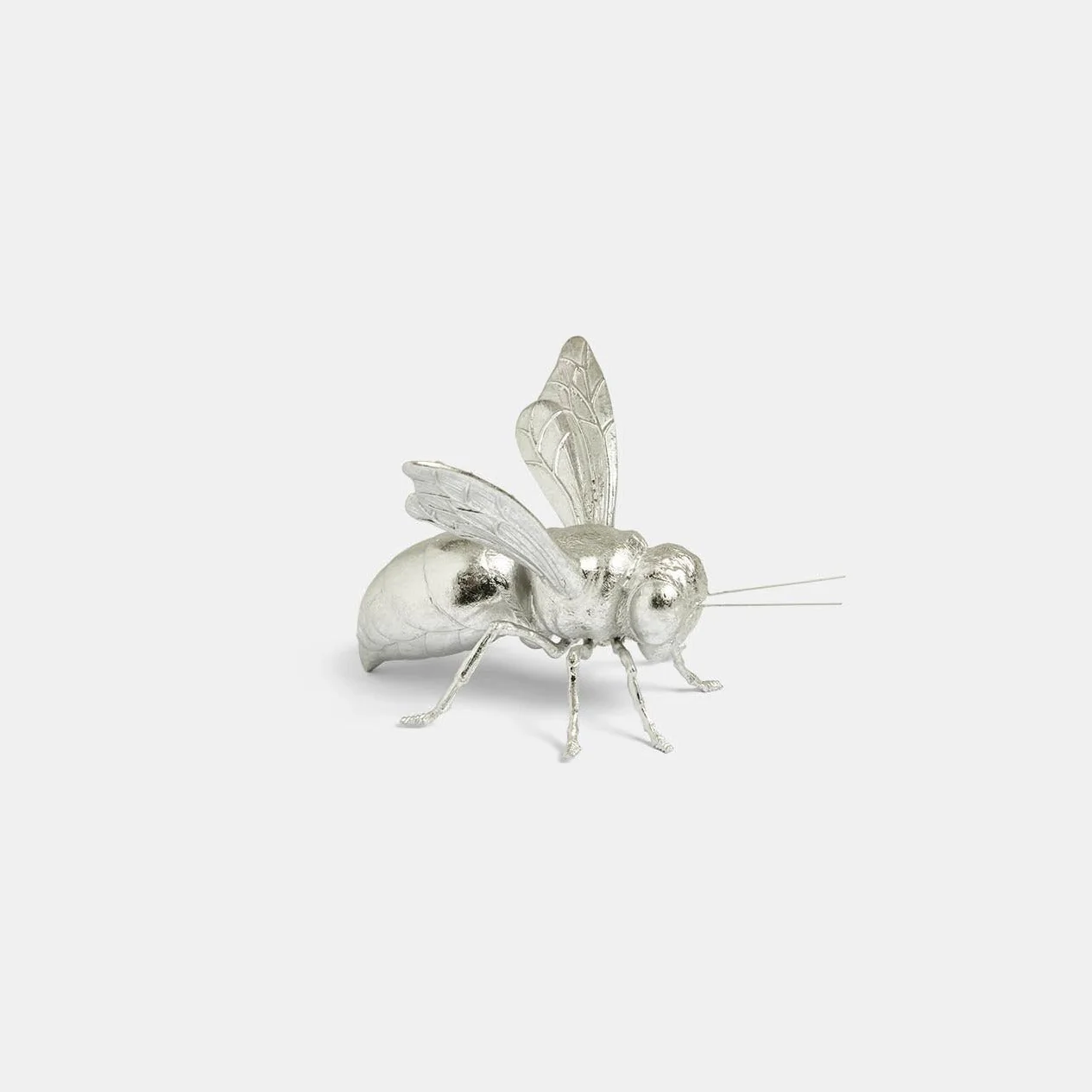 Decorative Silver Bee Ornament - Image 7