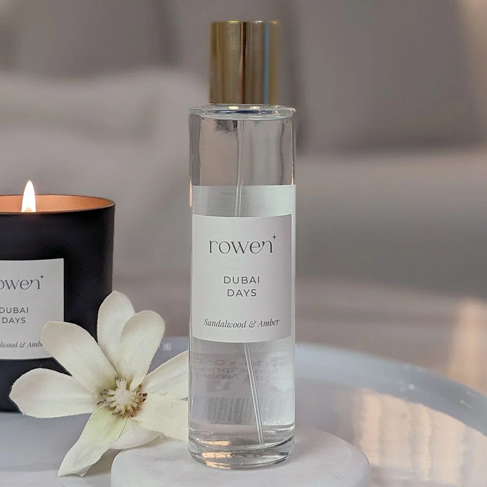 Dubai Days Gold Scented Room Spray - Sandalwood & Amber 110ml - Image 3