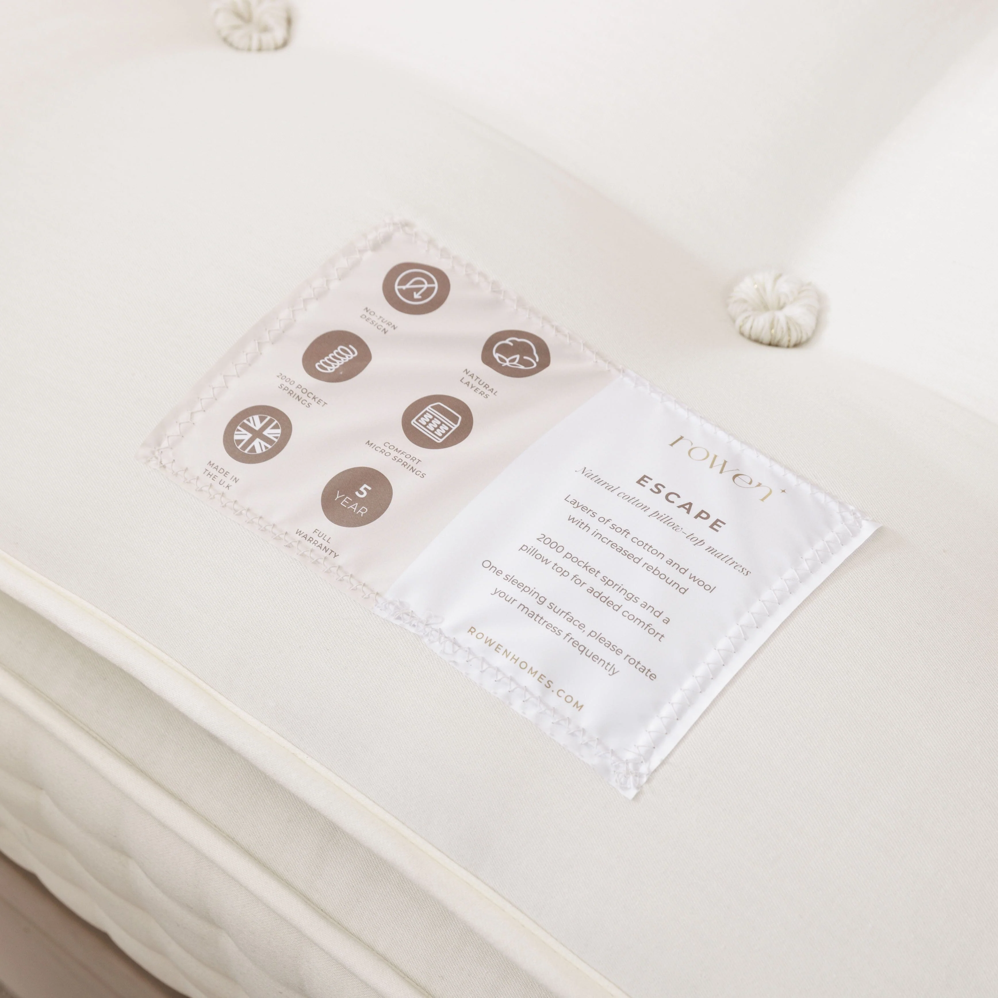 Escape Egyptian Cotton Pillow Top Mattress - Image 4