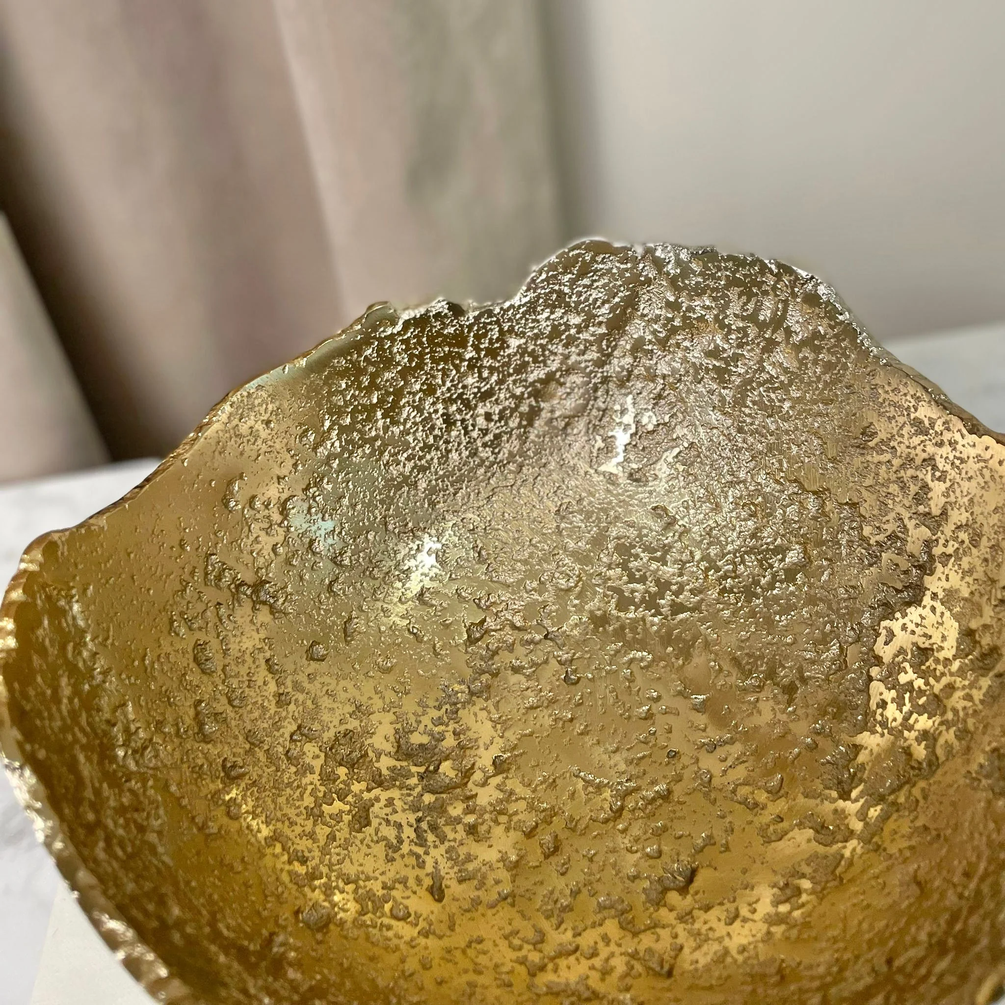 Forna Two Toned Silver & Gold Abstract Bowl - Image 4