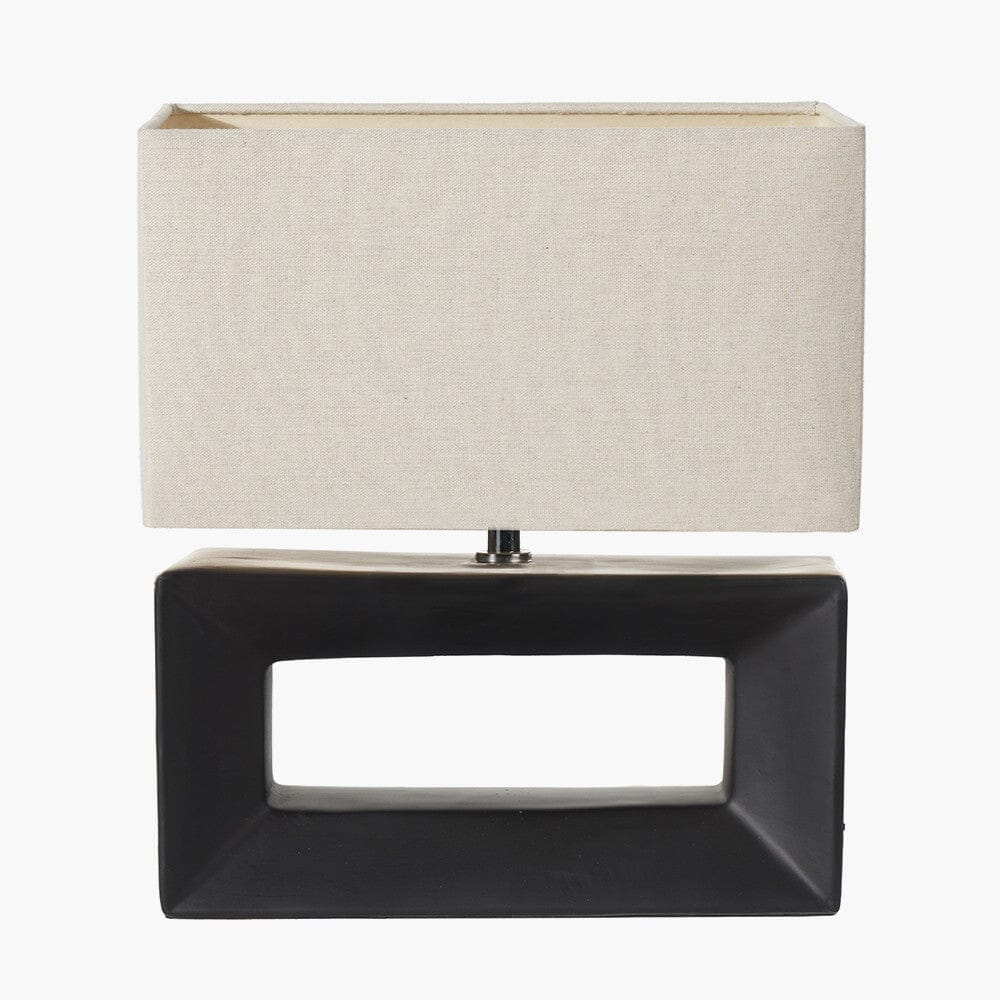 Kimia Black Rectangular Table Lamp - Image 3