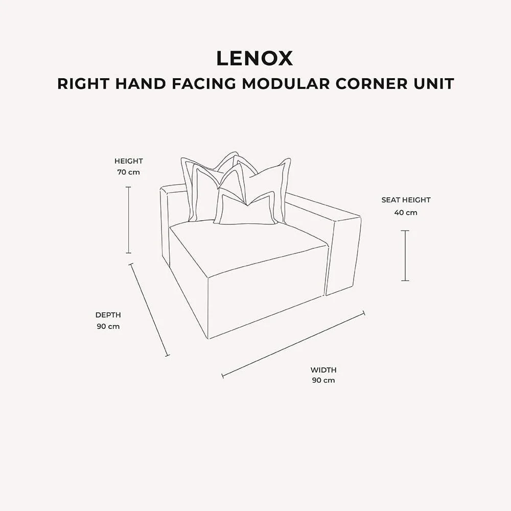 Lenox Mink Velvet Pillow Back Modular Sofa Range - Image 10