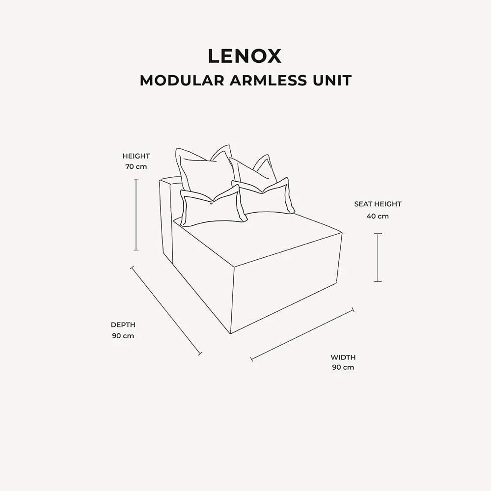 Lenox Mink Velvet Pillow Back Modular Sofa Range - Image 12