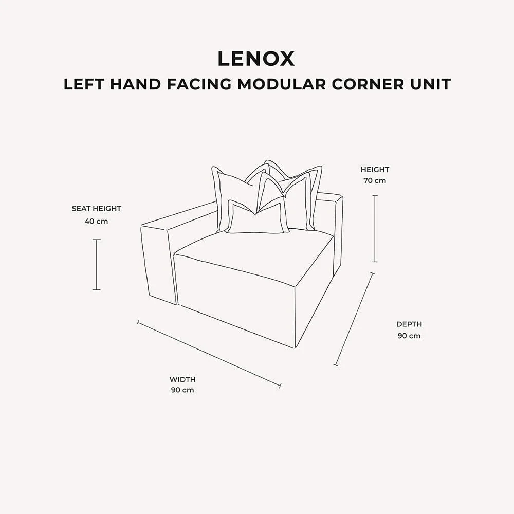 Lenox Mink Velvet Pillow Back Modular Sofa Range - Image 15