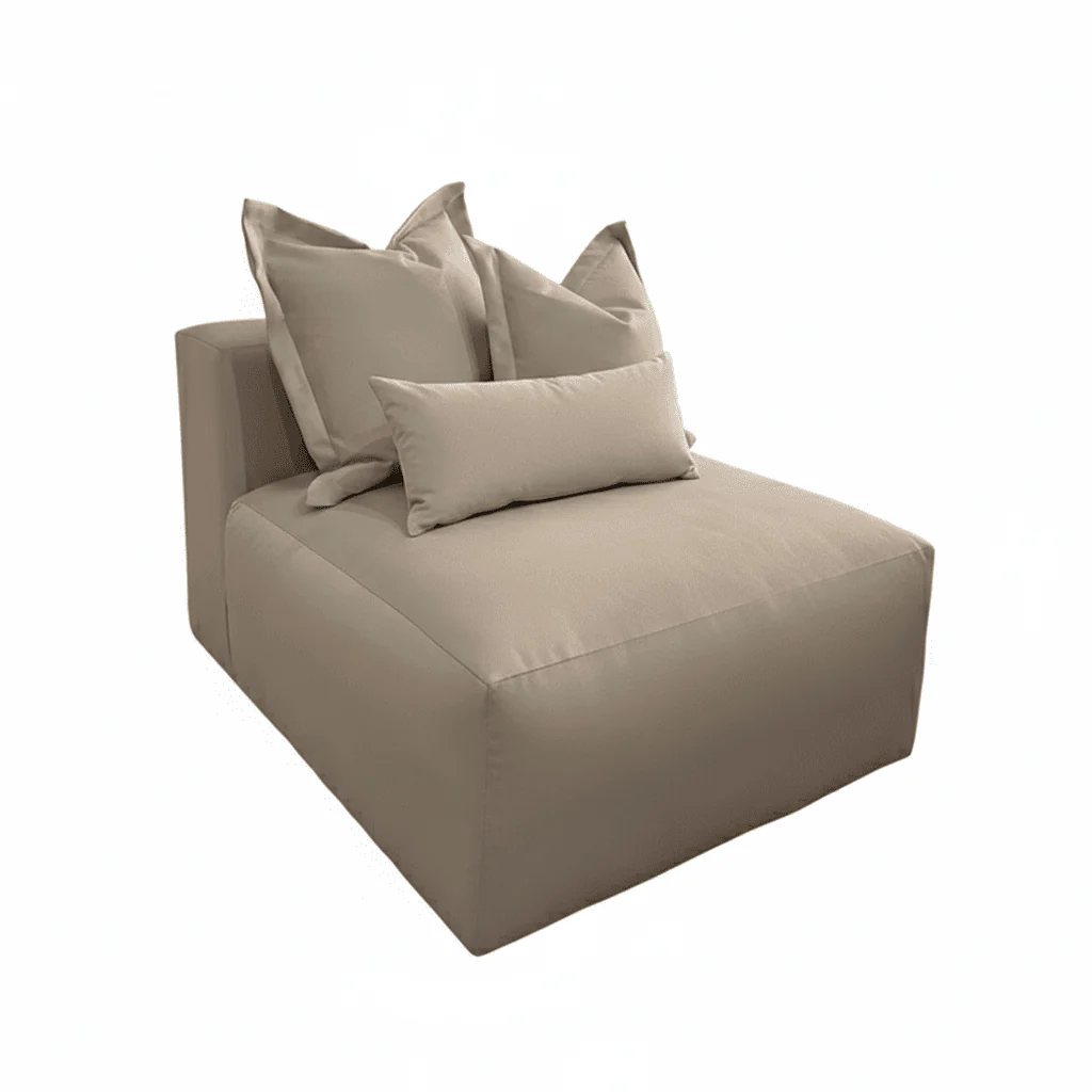 Lenox Mink Velvet Pillow Back Modular Sofa Range - Image 16