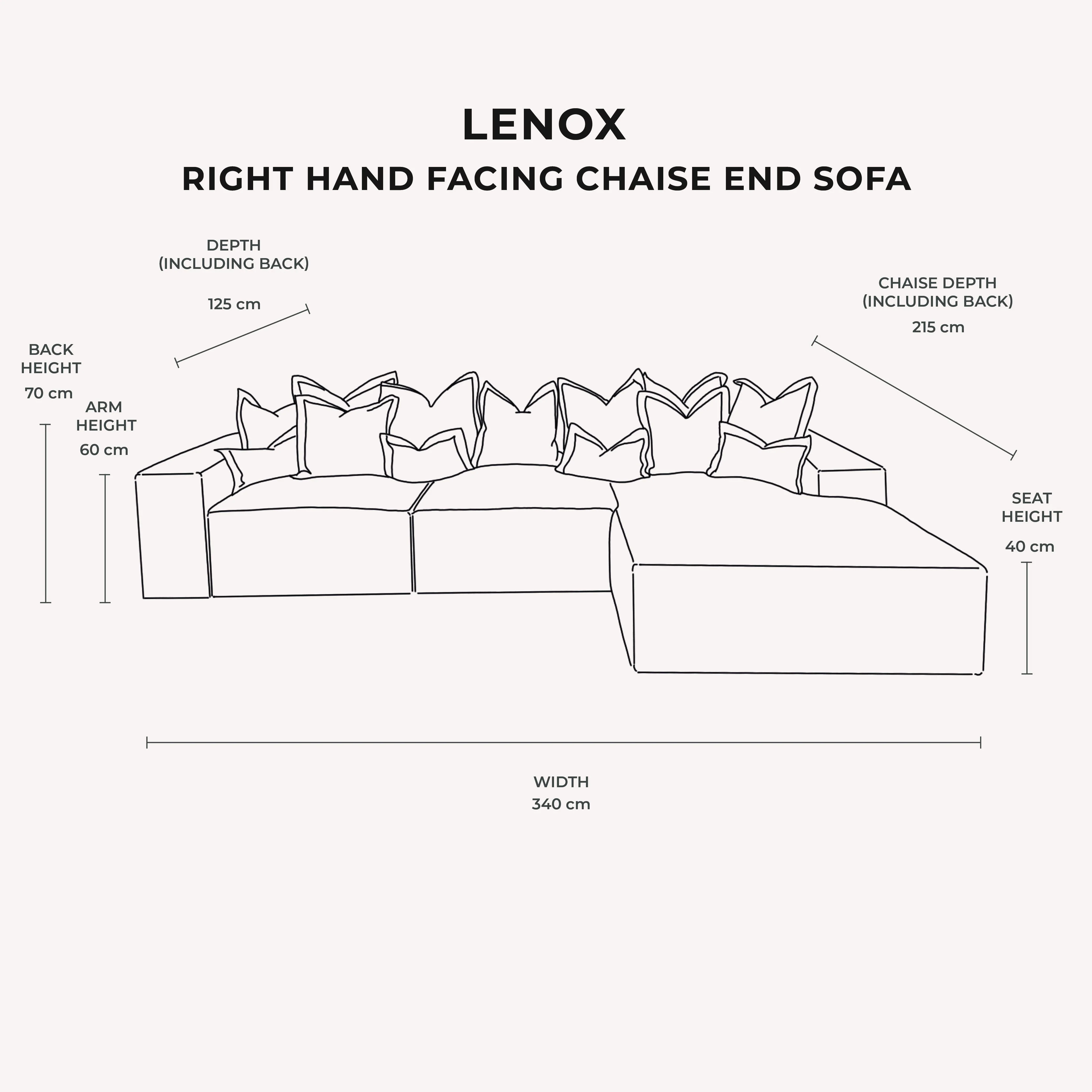 Lenox Shadow Grey Velvet Pillow Back Modular Sofa Range - Image 11