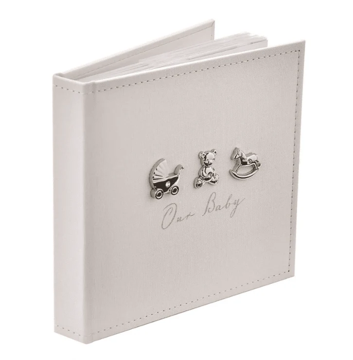 Linen Fabric Baby Photo Album - Image 3