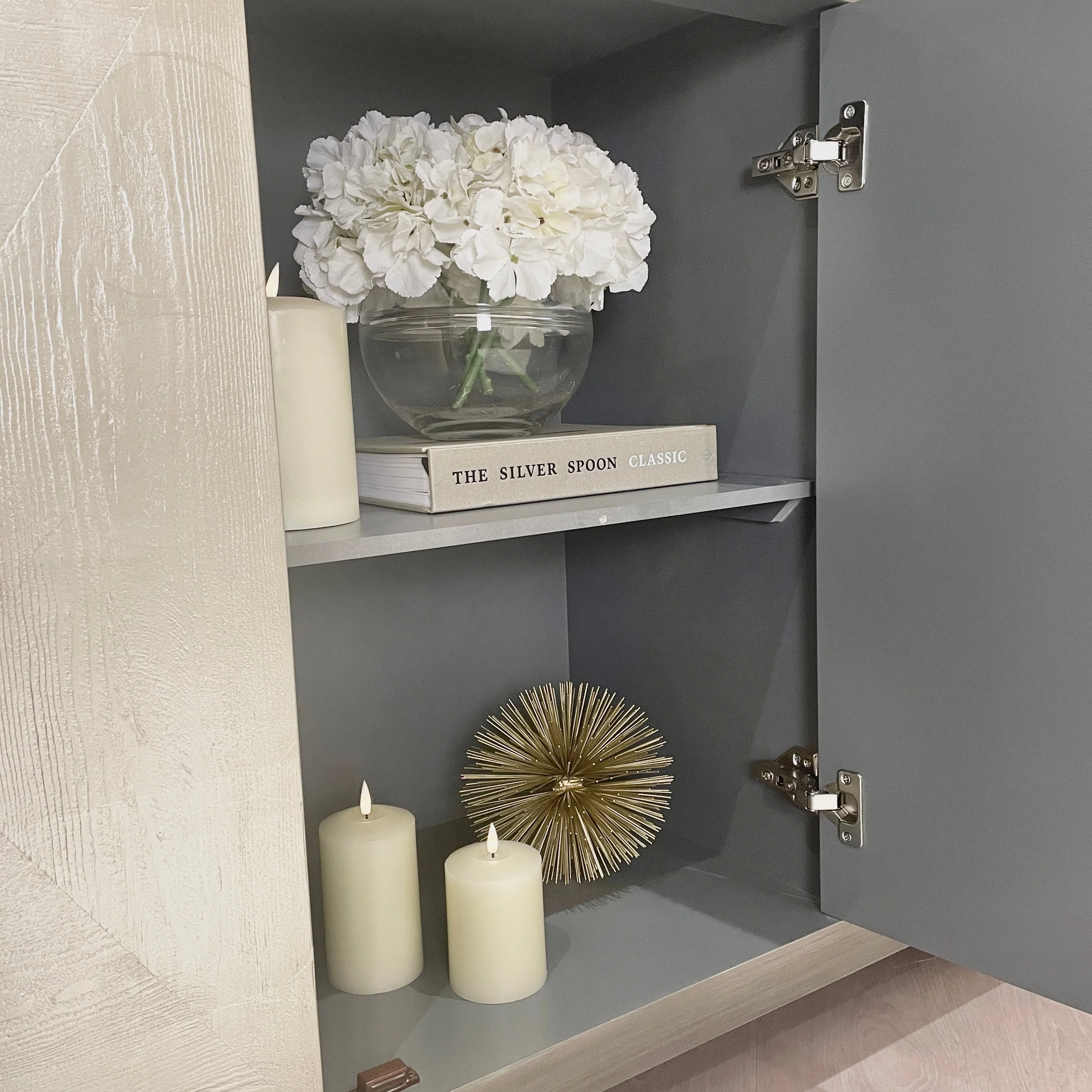 Lockett Premium Silver & Bronze 3 Door Sideboard - Image 6