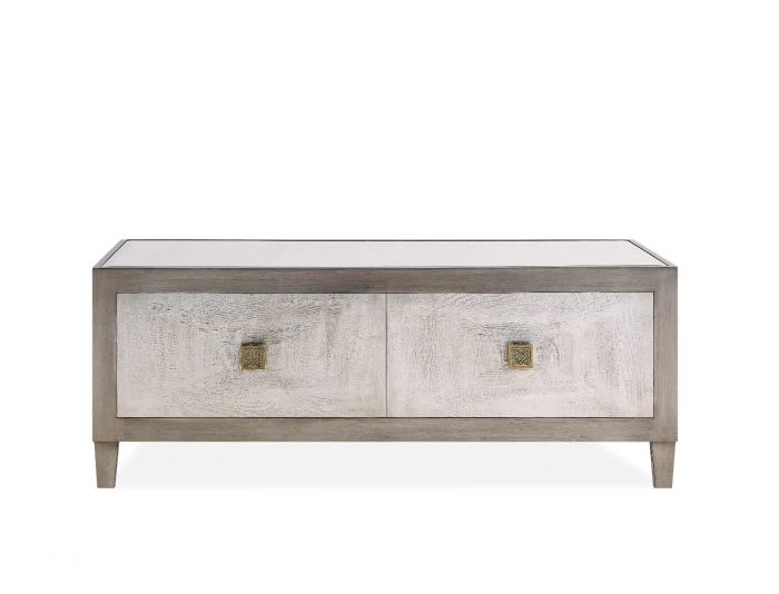 Lockett Premium Silver & Bronze Coffee Table - Image 5