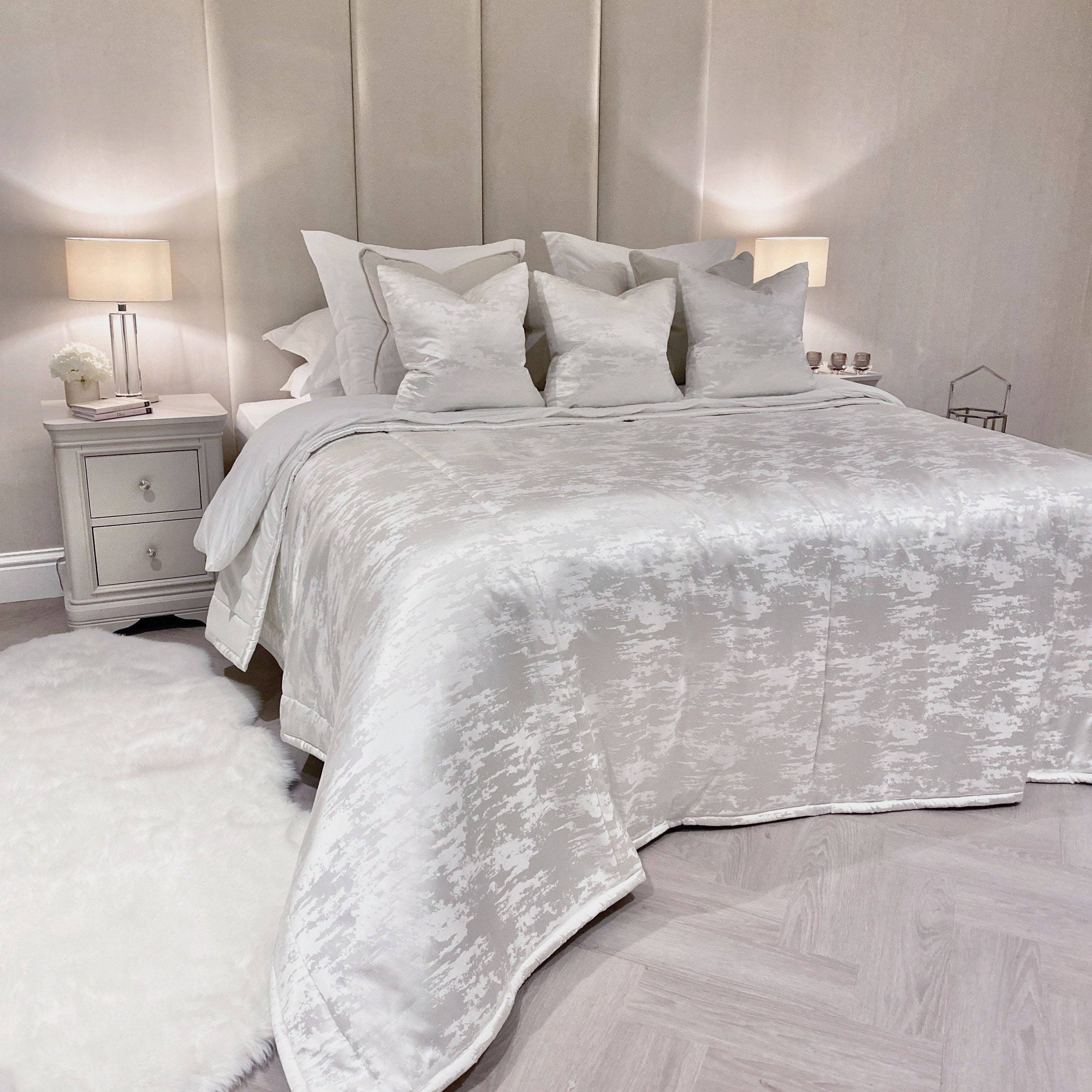 Louvre Taupe Wooden Bedside Table - Image 4