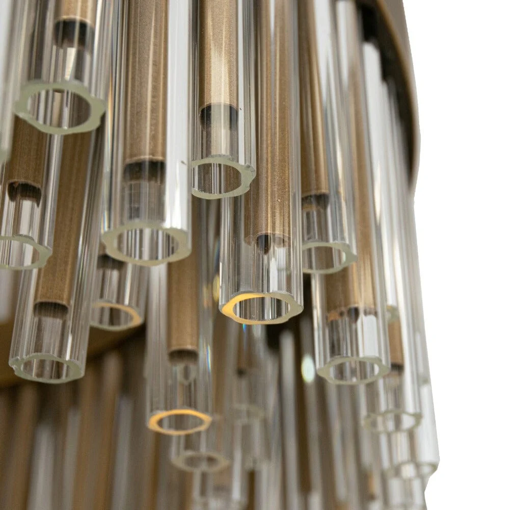 Maribelle Large Premium Gold Round Chandelier - Image 4