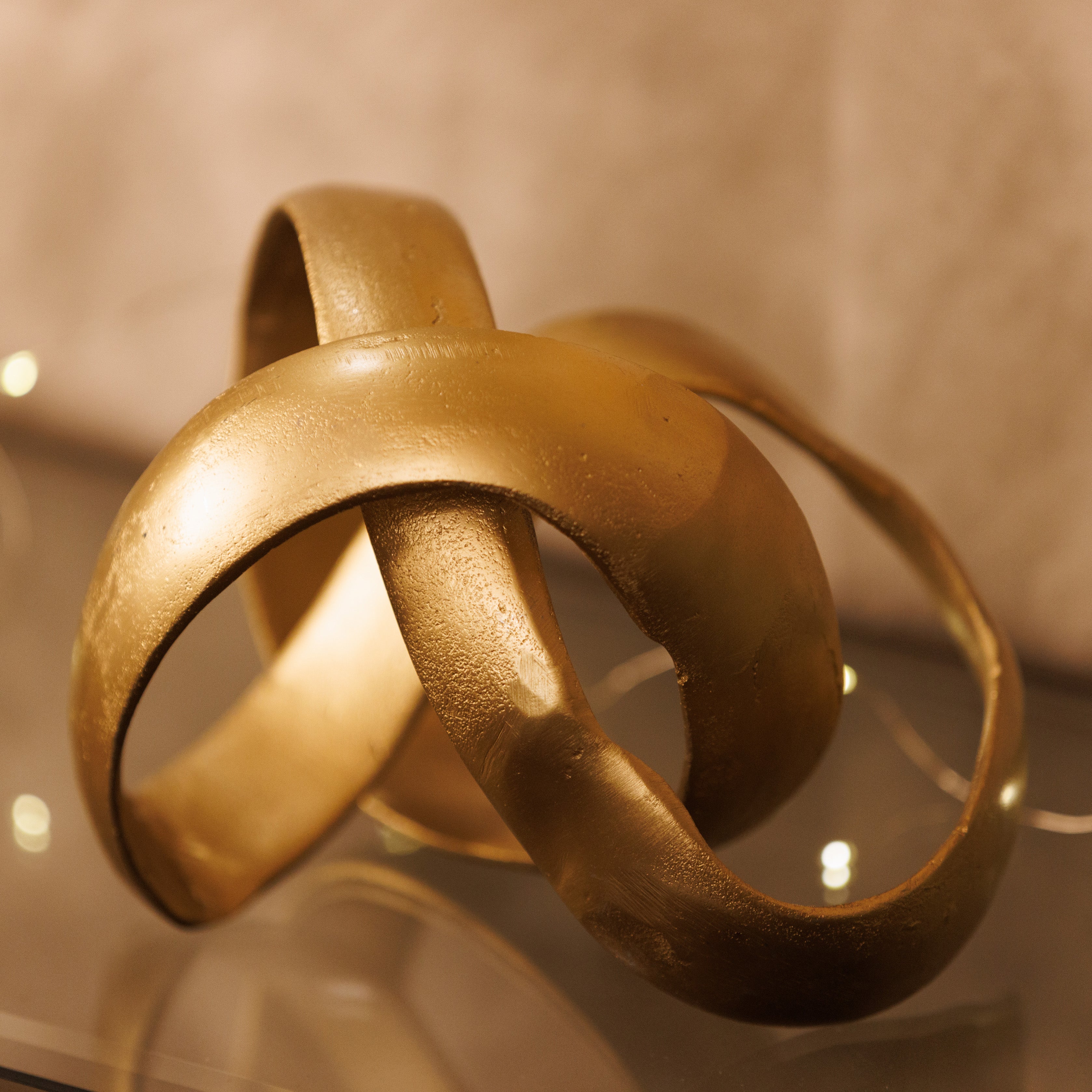 Marteli Decorative Gold Knot Sculpture - Image 3