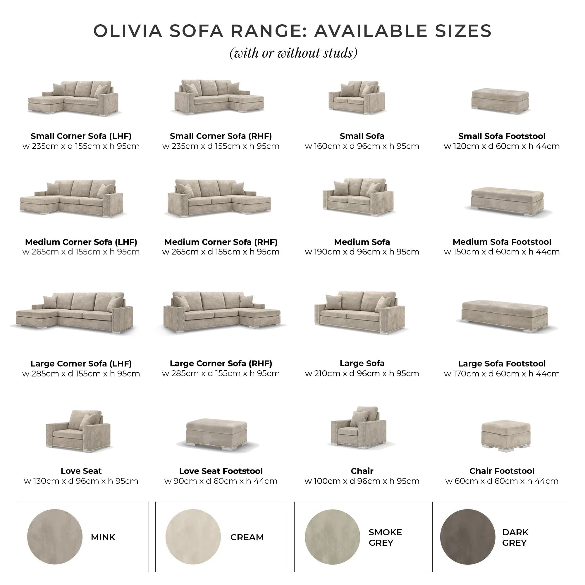 Olivia Mink Premium Large U-Shaped Sofa - Image 8