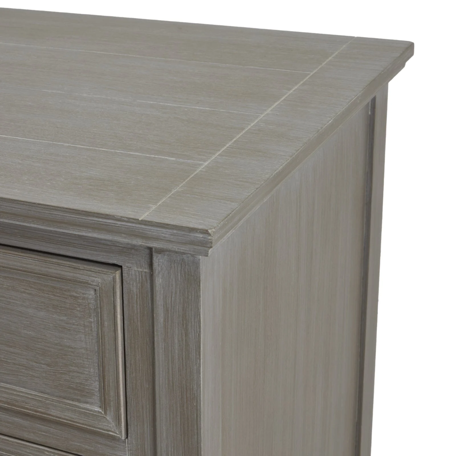 Palma Grey Washed Wood 4 Drawer Chest - Image 4