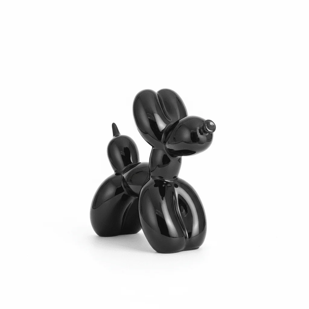 Patrice Black Standing Balloon Dog Ornament - Image 3