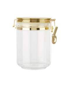 Pharaoh Gold Finish Medium Clear Acrylic Jar - Image 3
