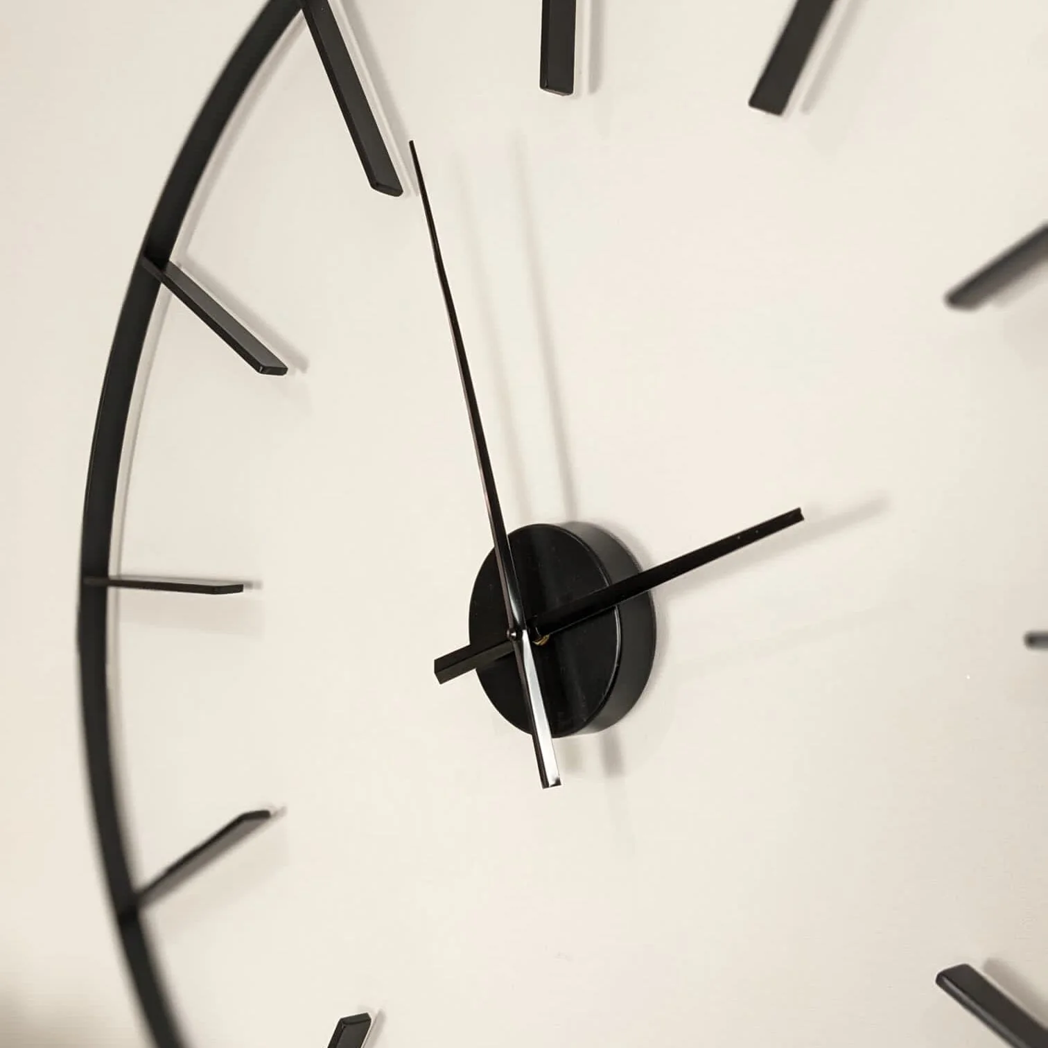 Portland Black Skeleton Wall Clock - Image 4