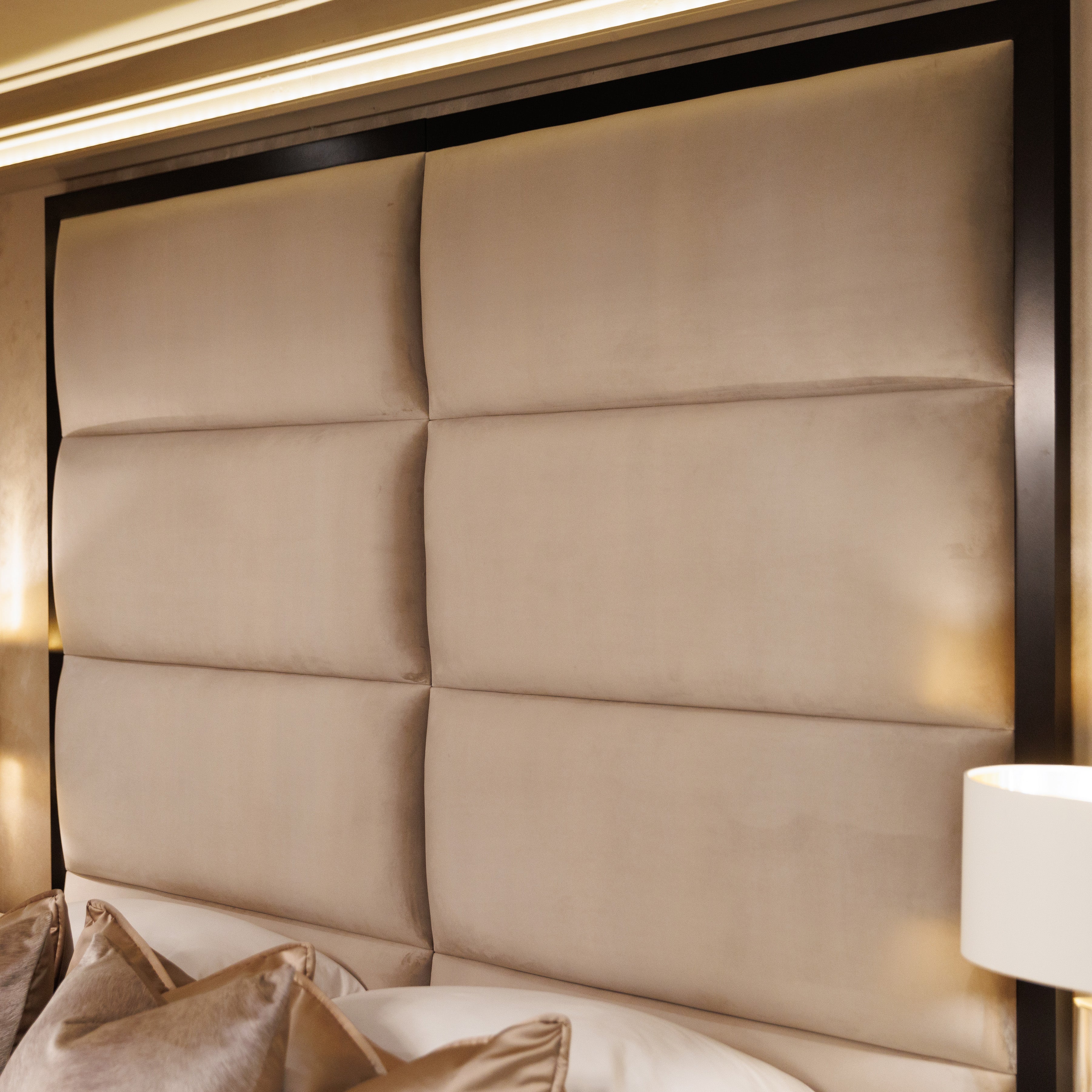 Praline Velvet Fabric Sample - Image 3