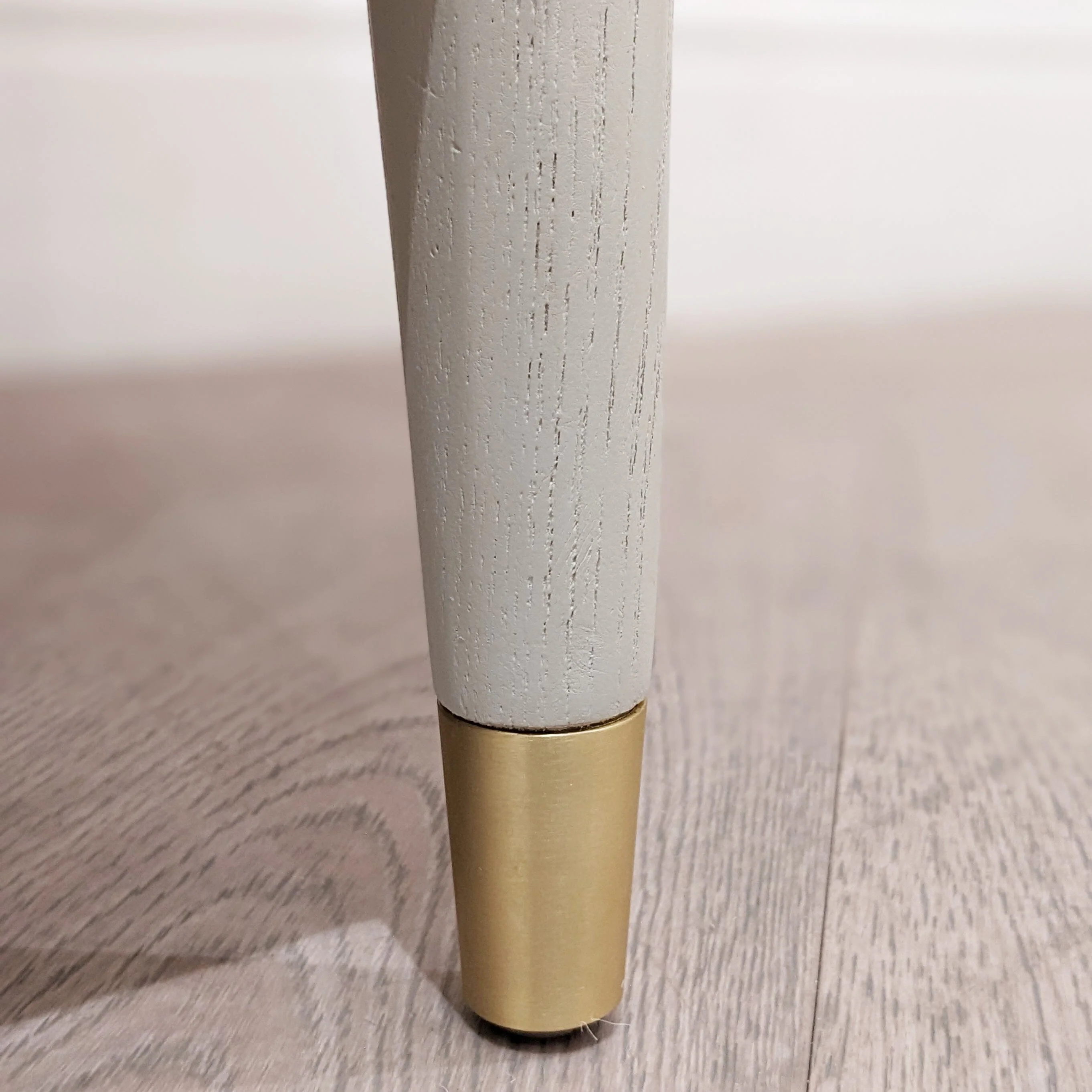 Putney Ivory & Gold Stool - Image 3