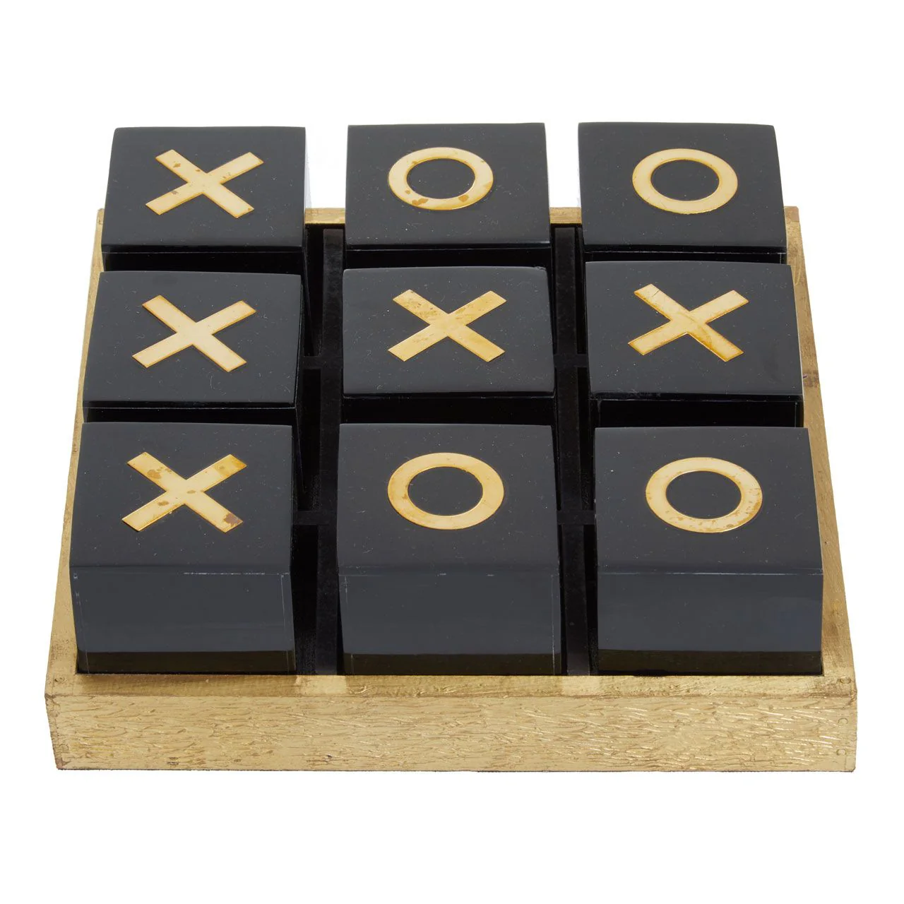 Rae Black & Gold Noughts & Crosses Set - Image 3