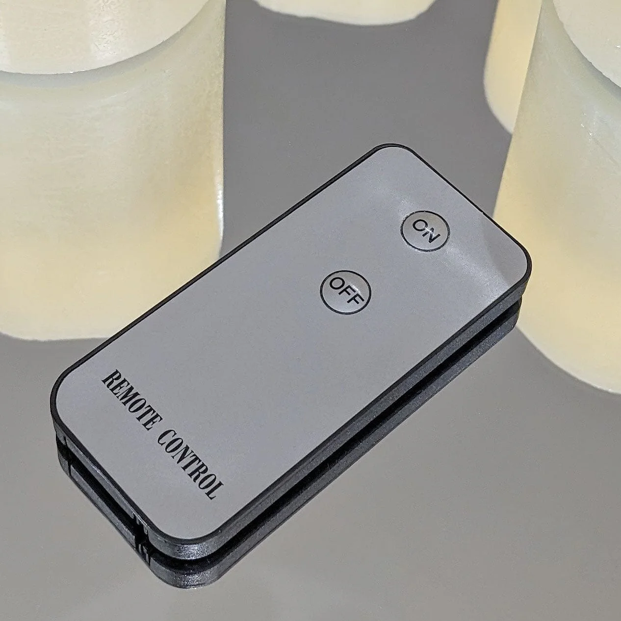 Set of 5 Cream Decorative LED Candles - Image 3