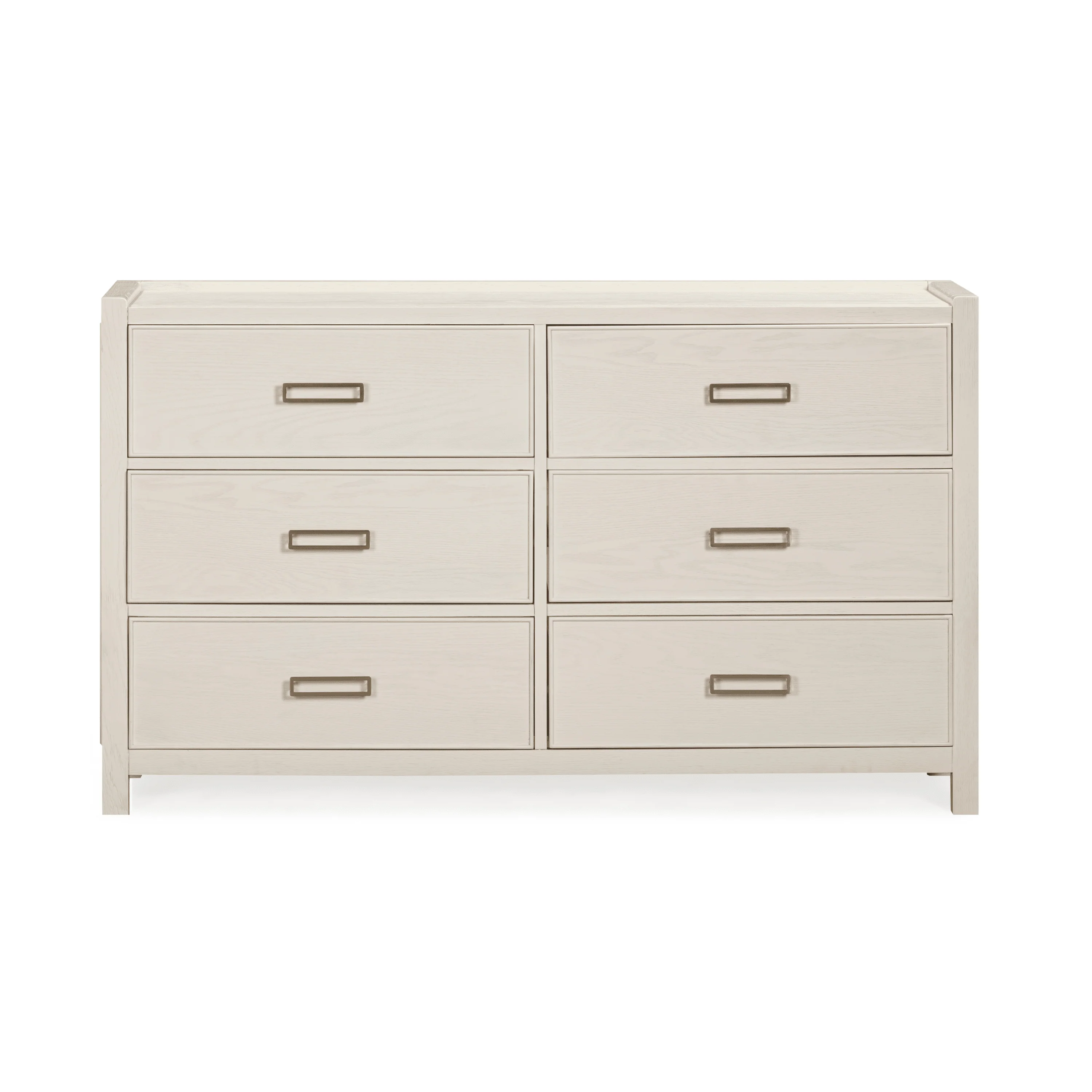 Soho Cream Oak Veneer 6 Drawer Chest - Image 4