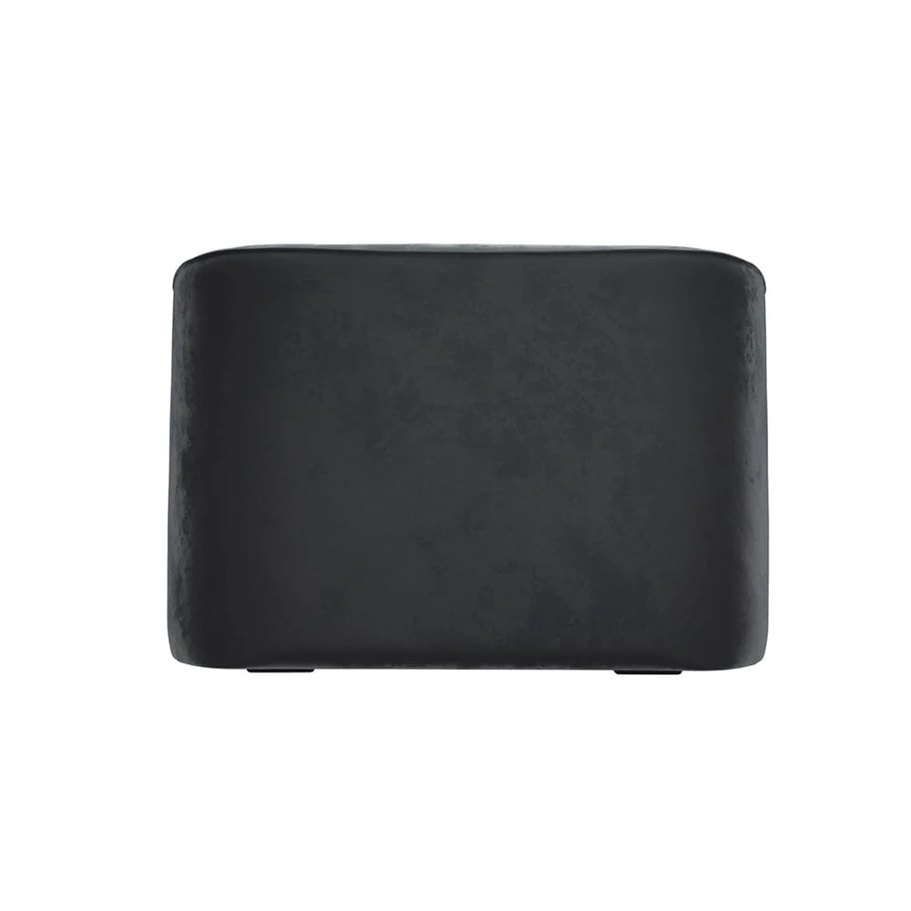 Tadley Black Velvet Curved Accent Chair - Image 3