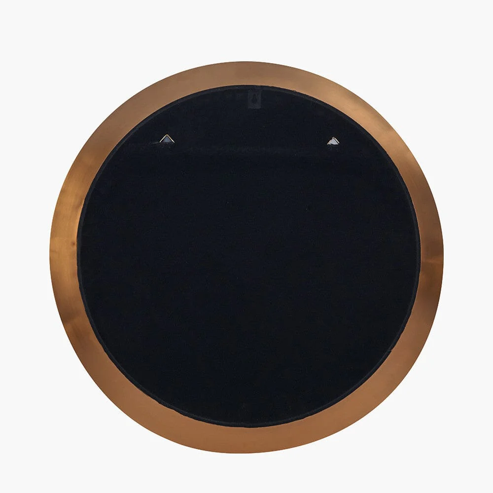 Tempus Large Burnished Gold Round Mirror - Image 6