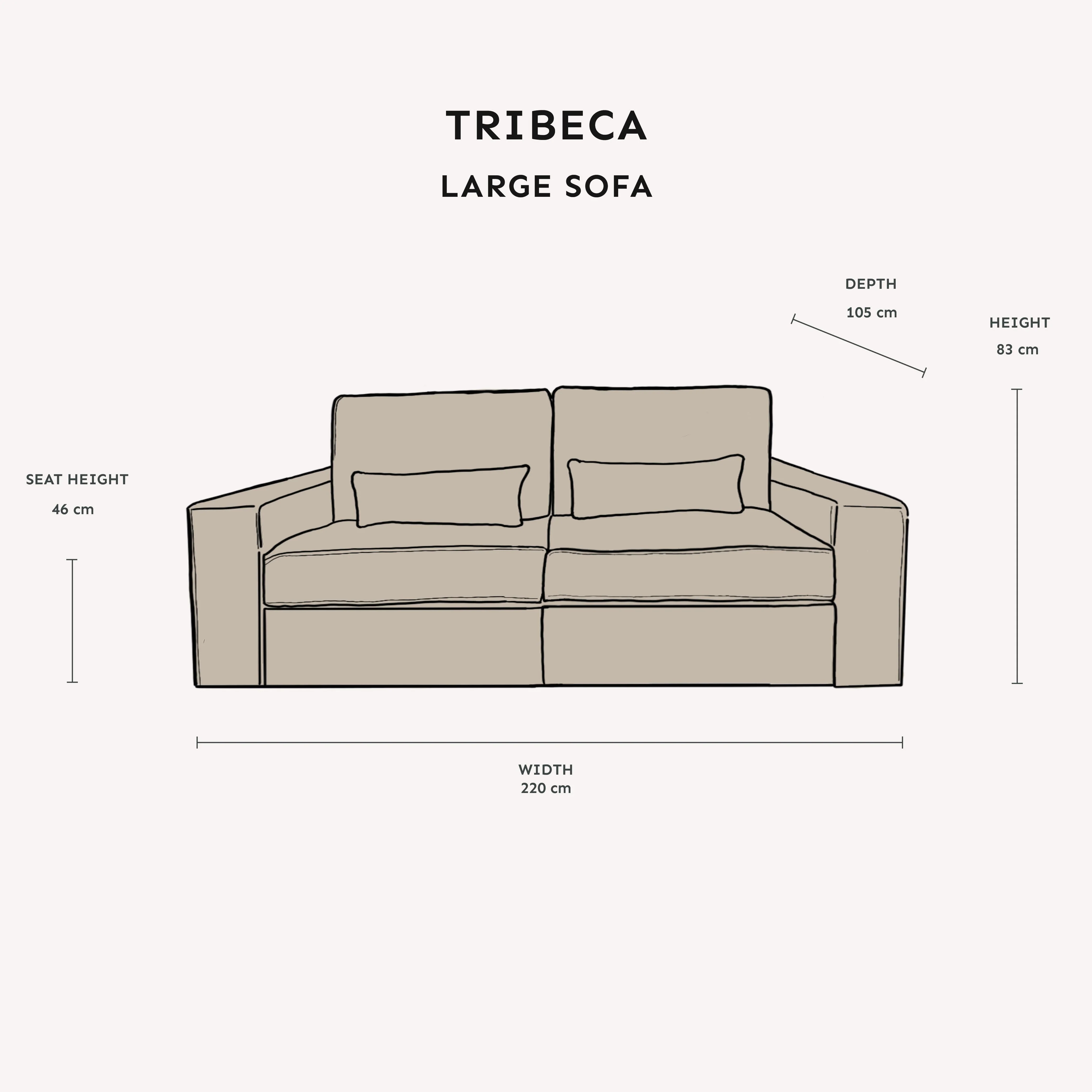 Tribeca Ash Greige Sofa Range - Image 14