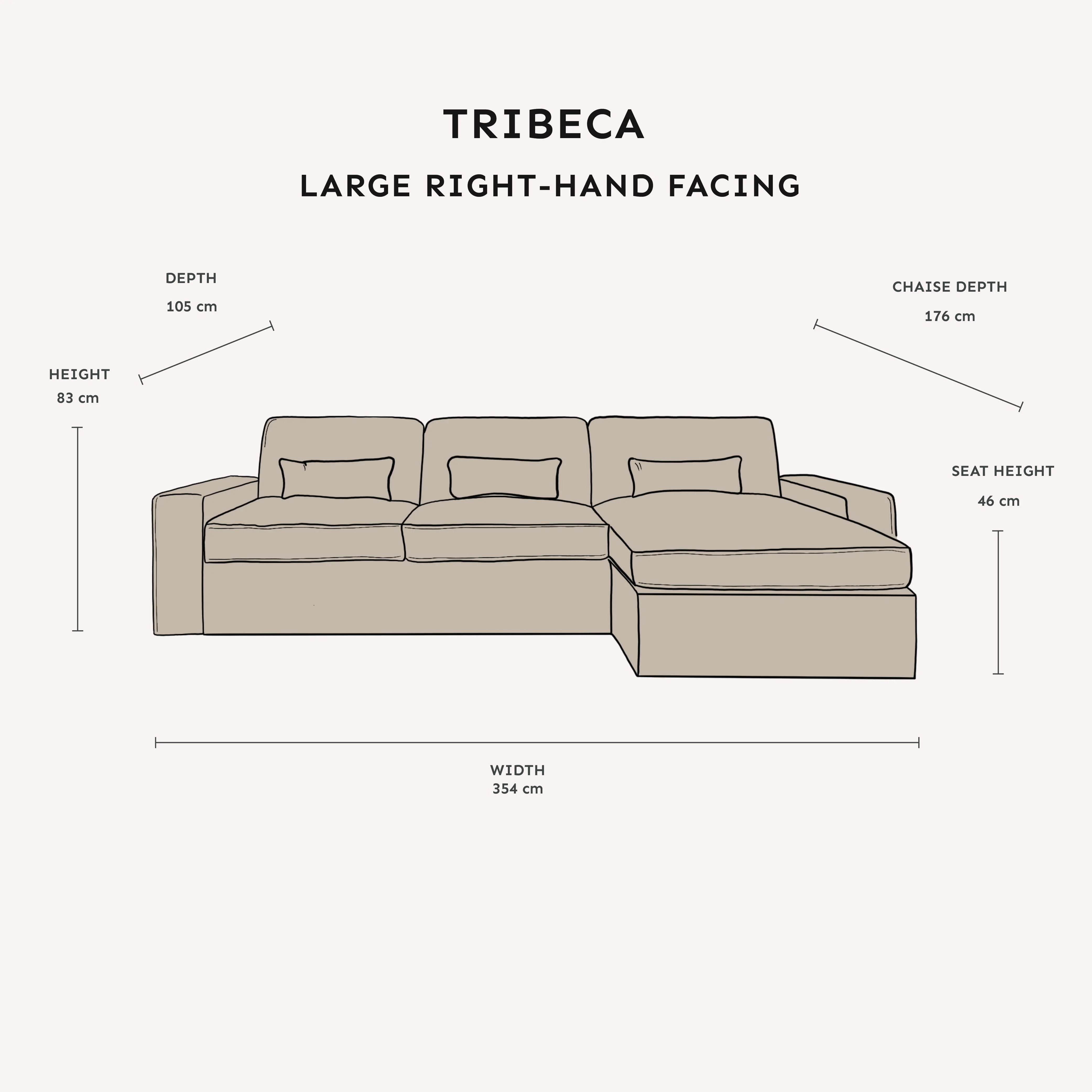 Tribeca Ash Greige Sofa Range - Image 17