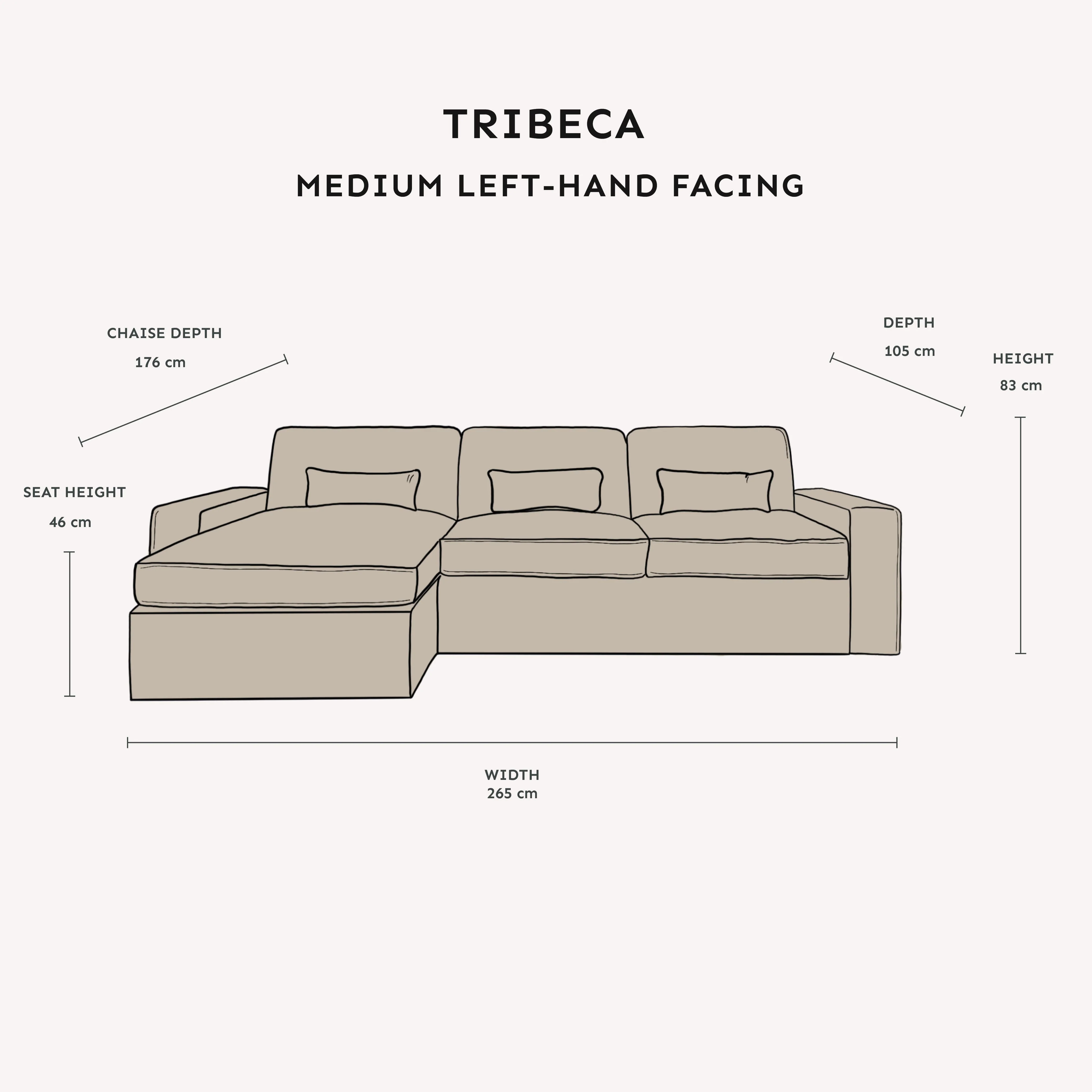 Tribeca Ash Greige Sofa Range - Image 19