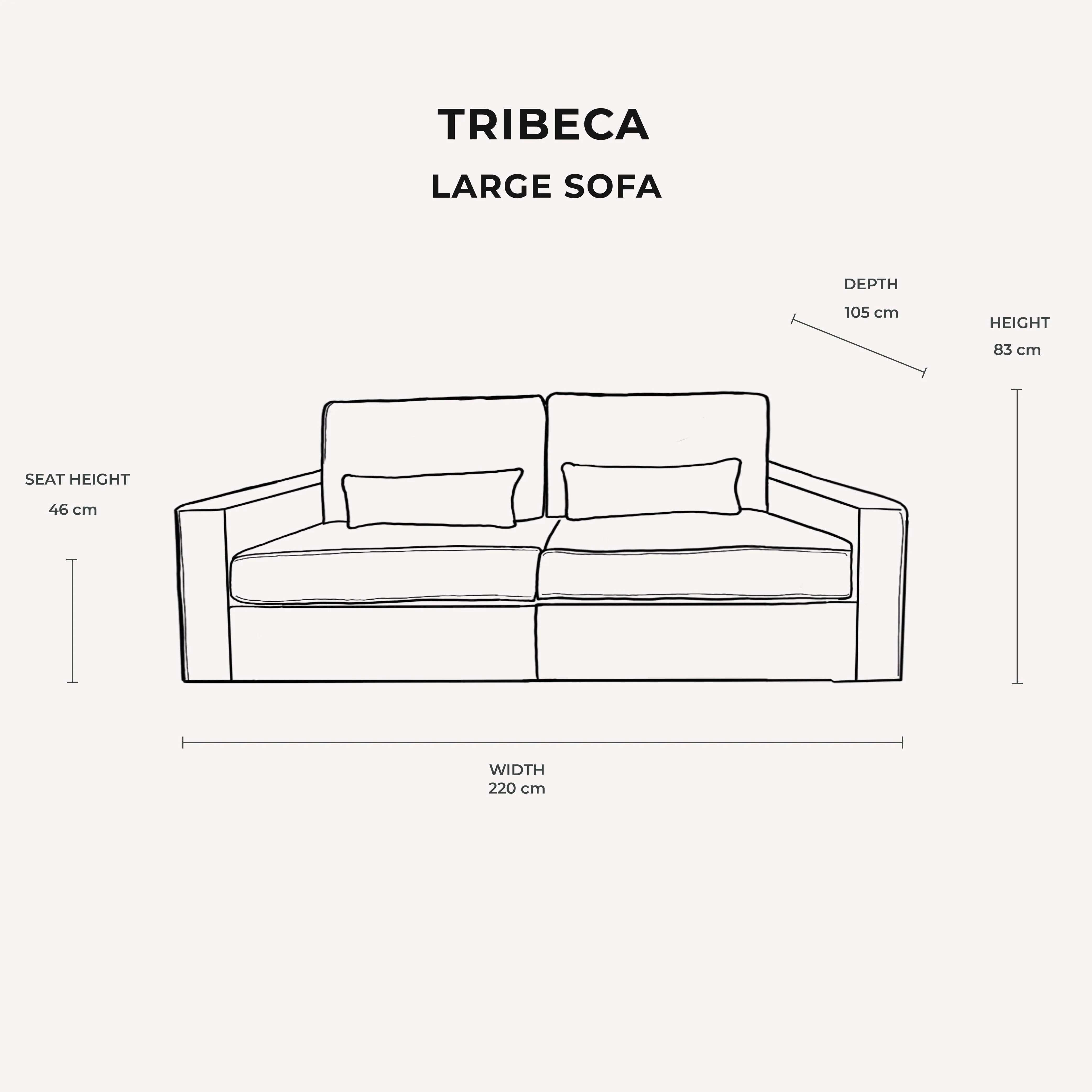 Tribeca Mink Velvet Sofa Range - Image 18