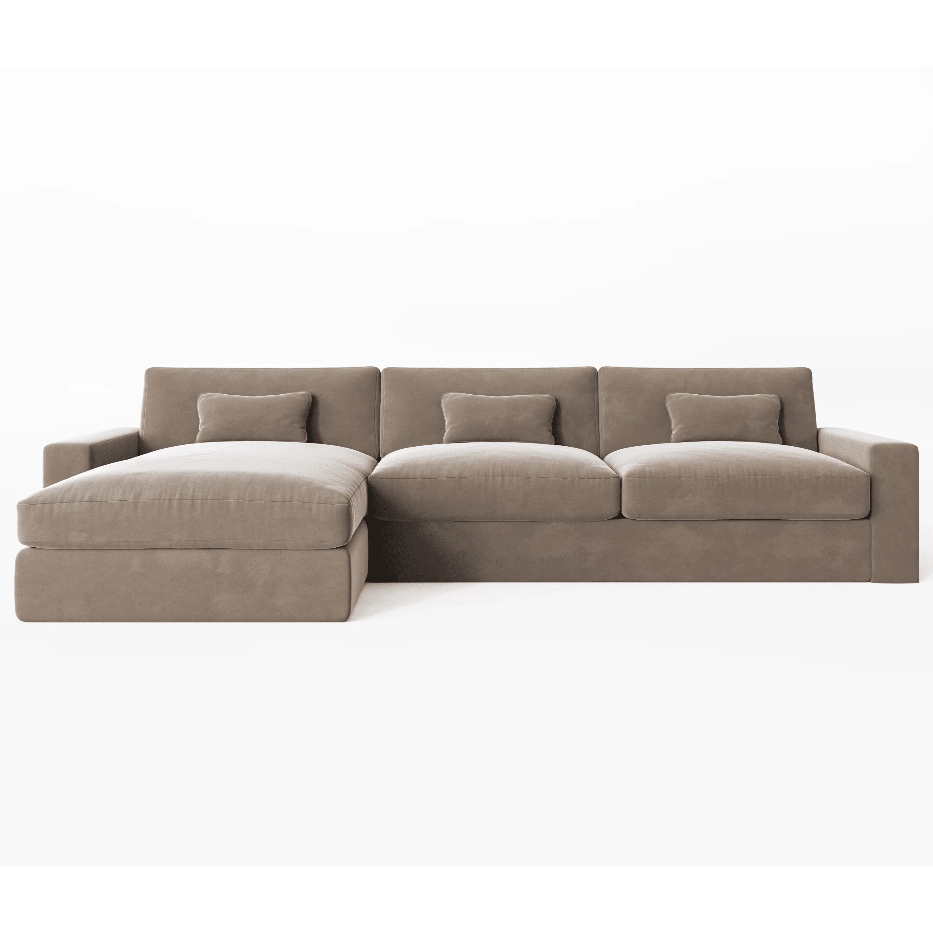 Tribeca Mink Velvet Sofa Range - Image 6
