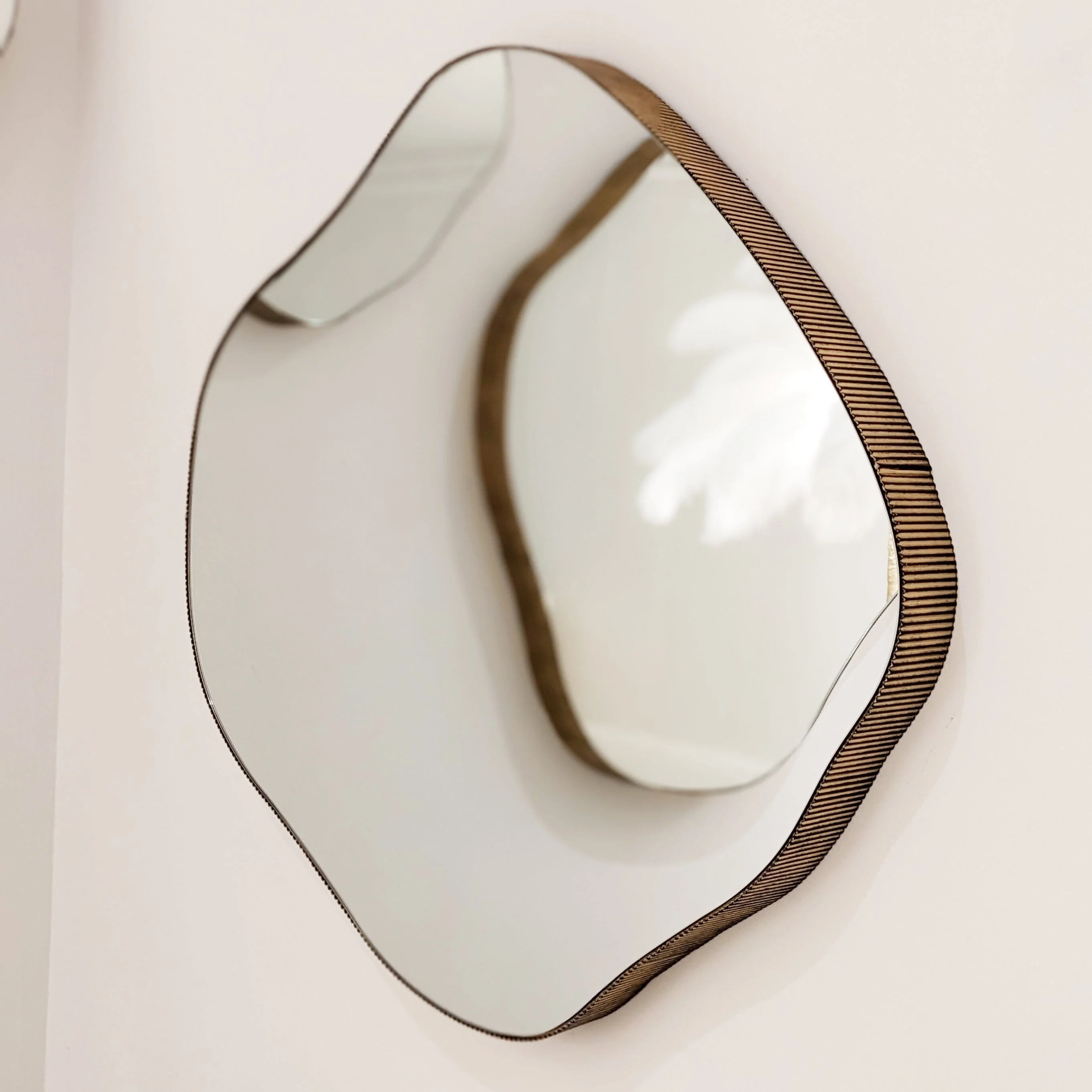 Valore Medium Bronze Abstract Wall Mirror - Image 3