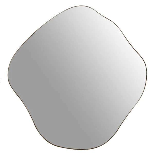 Valore Small Bronze Abstract Wall Mirror - Image 7