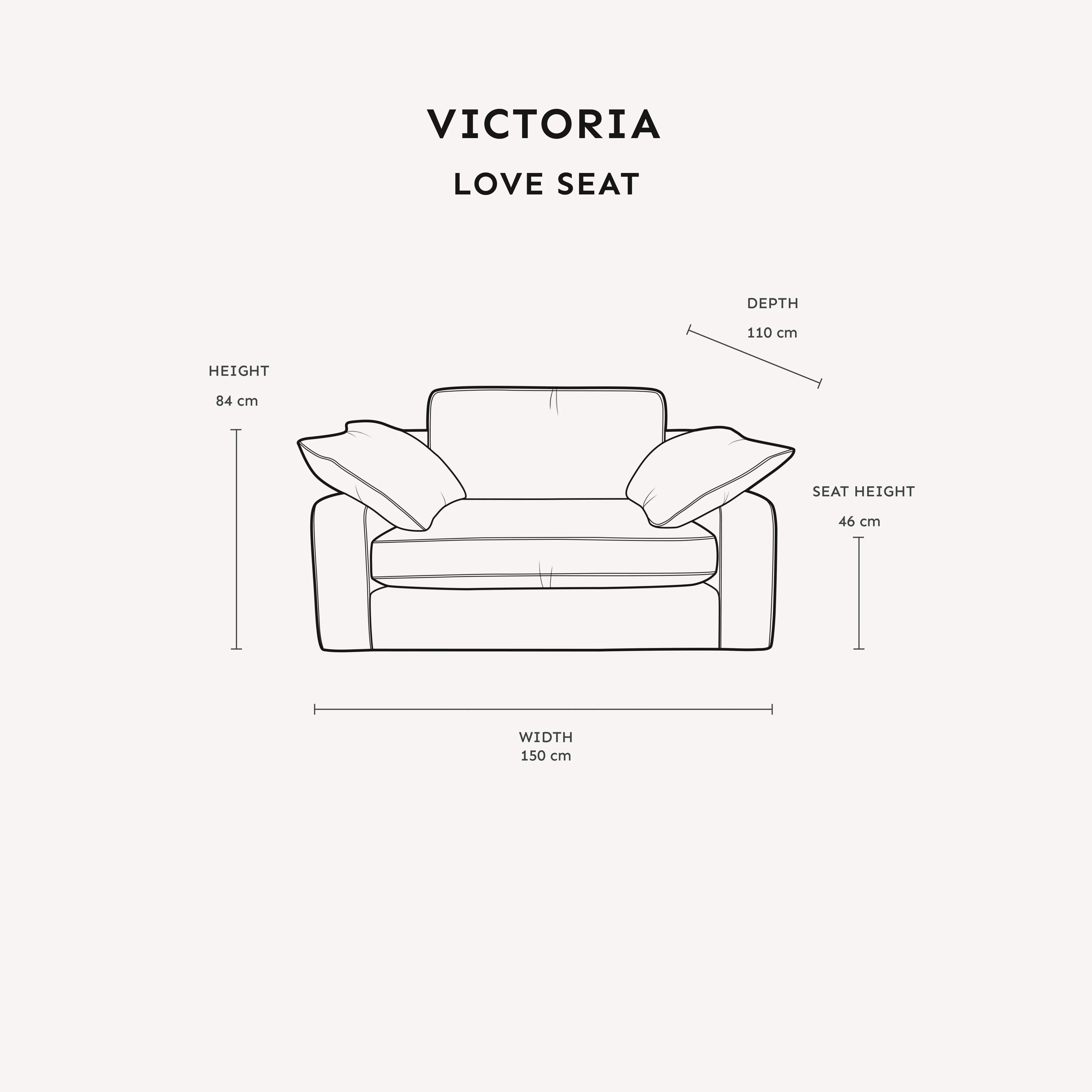 Victoria Oyster Chenille Sofa Range - Image 11