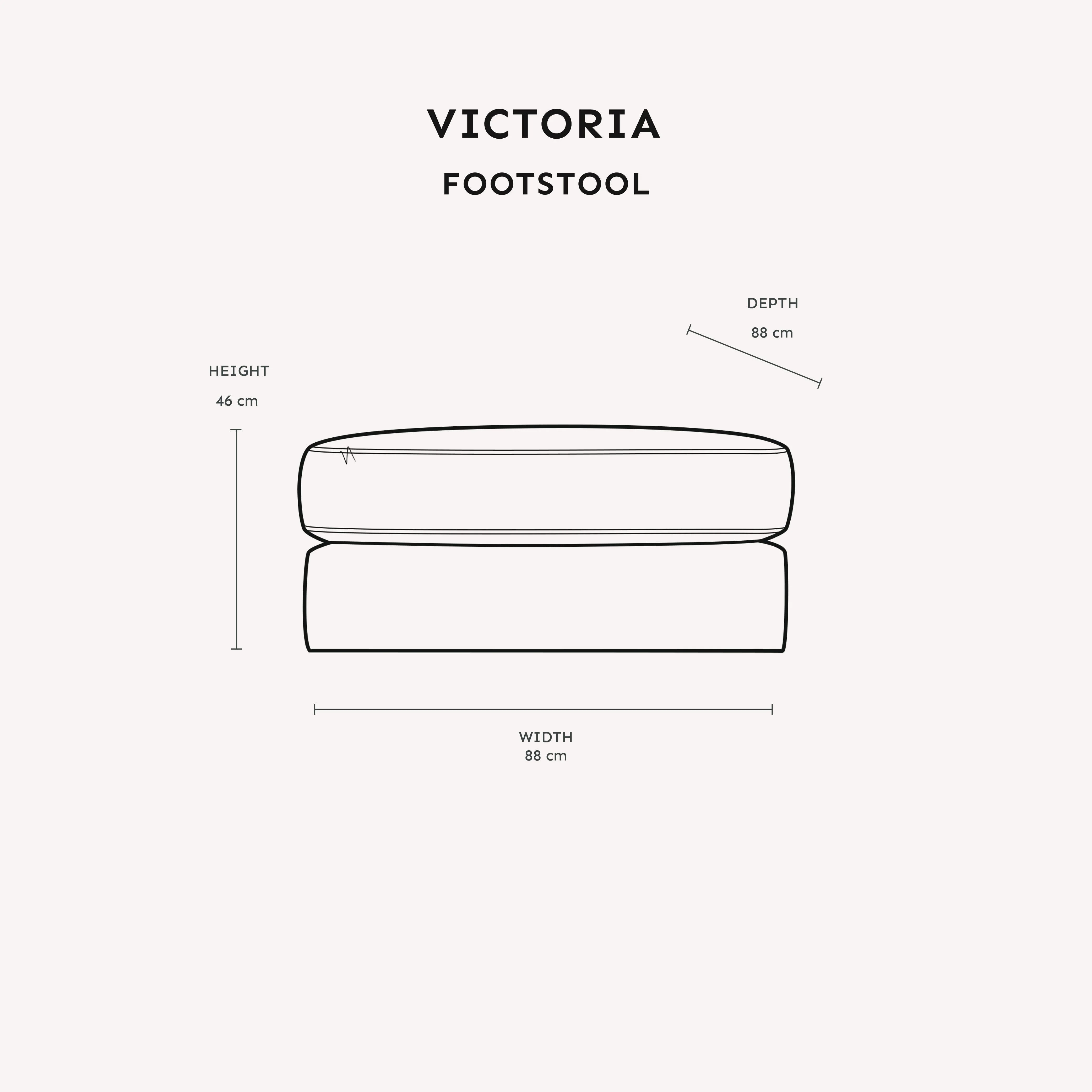 Victoria Oyster Chenille Sofa Range - Image 12