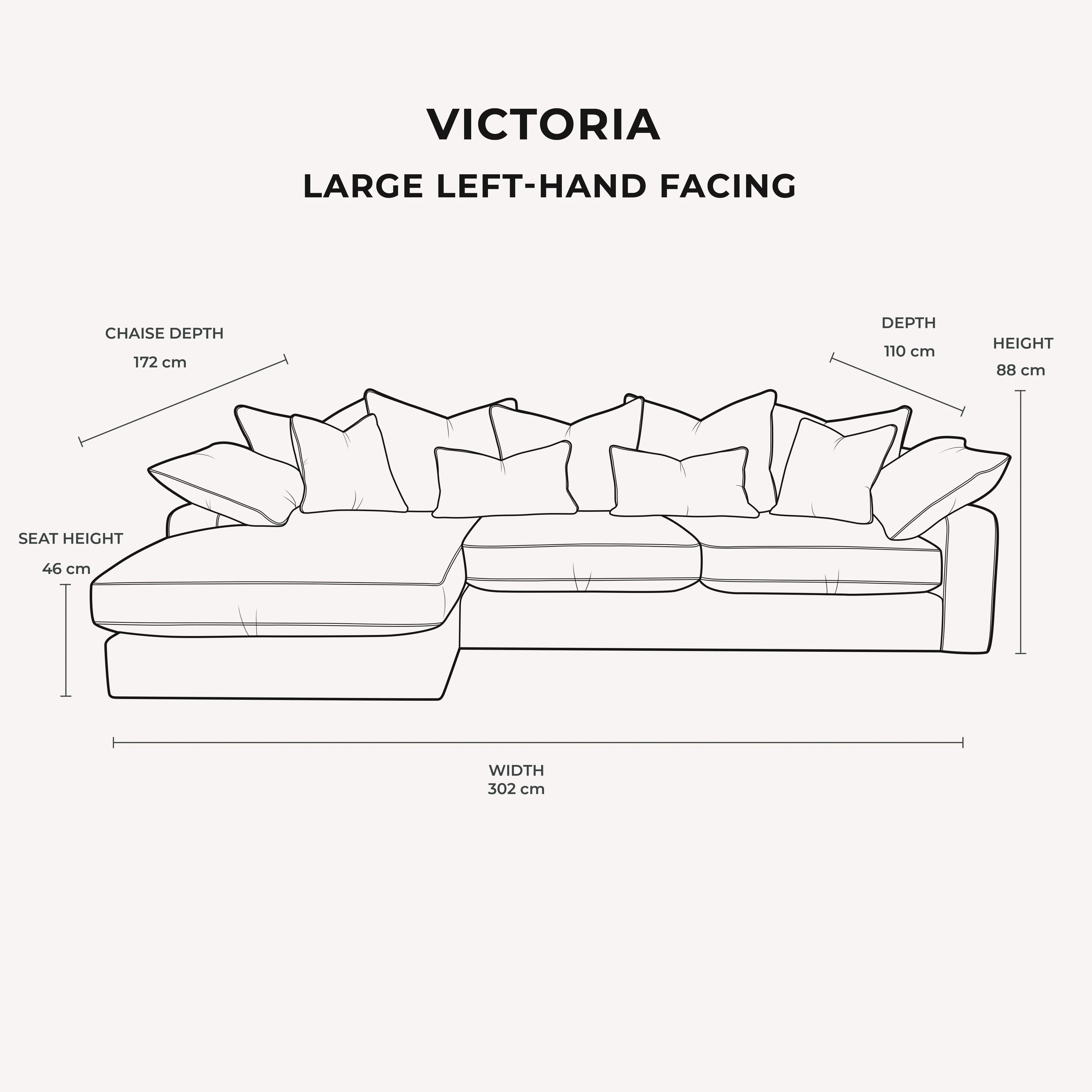 Victoria Silver Pillow Back Sofa Range - Image 12
