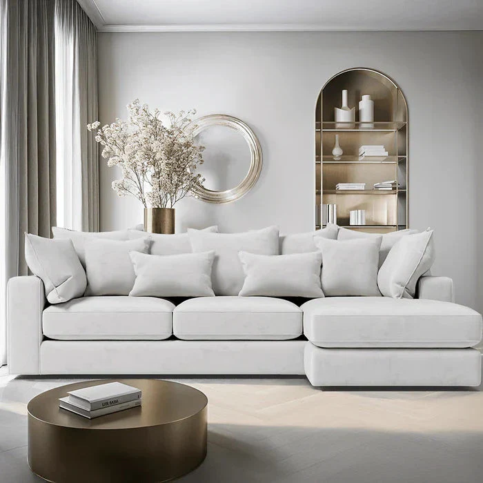 Victoria Silver Pillow Back Sofa Range - Image 16